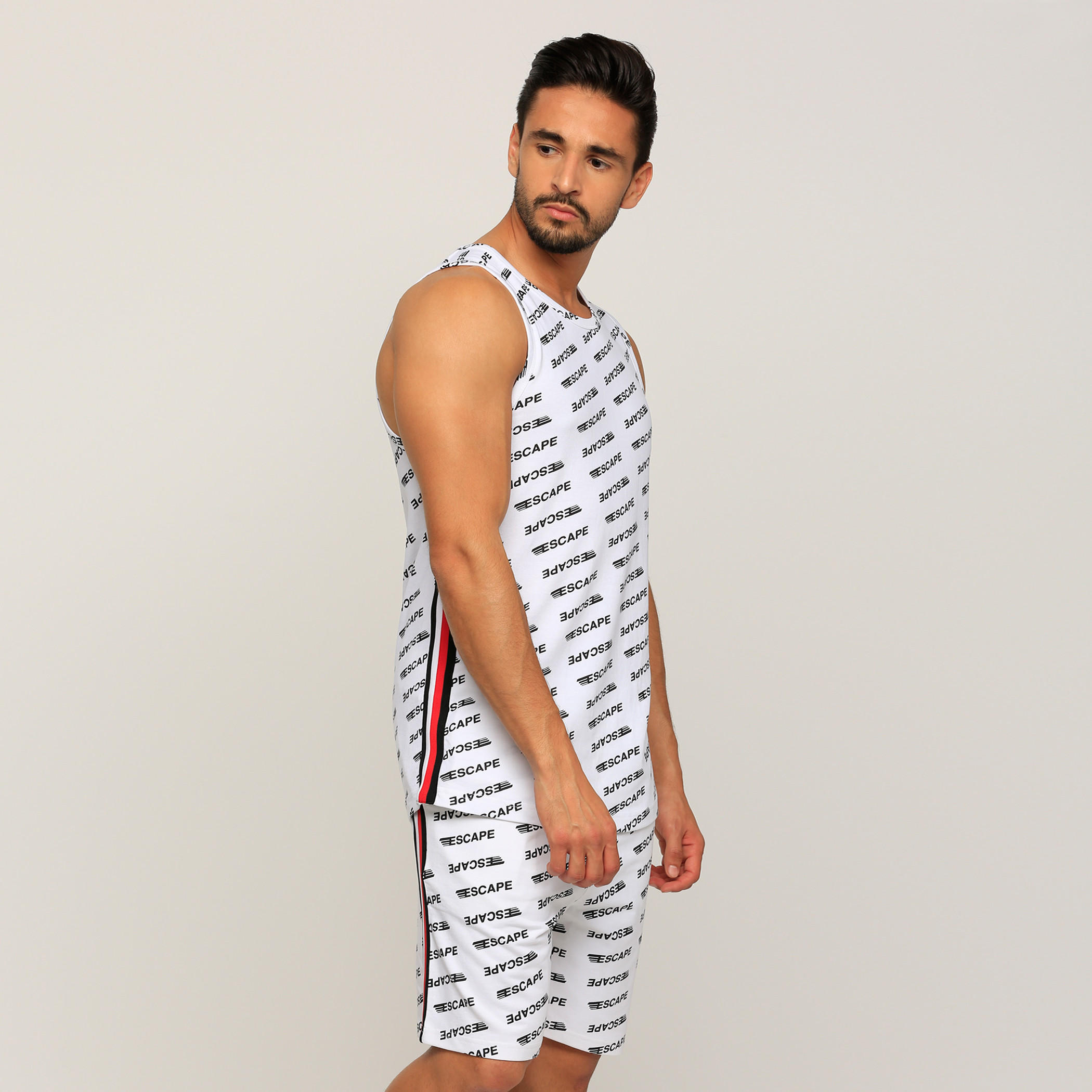 Printed Sleeveless T-Shirt with Round Neck-men-clothing-tshirtsandpolos-tshirts-image-3