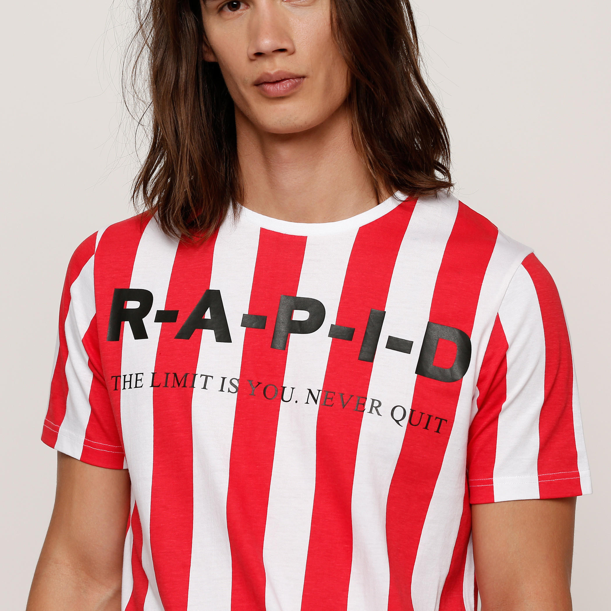 Striped Crew Neck T-Shirt with Short Sleeves-men-clothing-tshirtsandpolos-tshirts-image-4