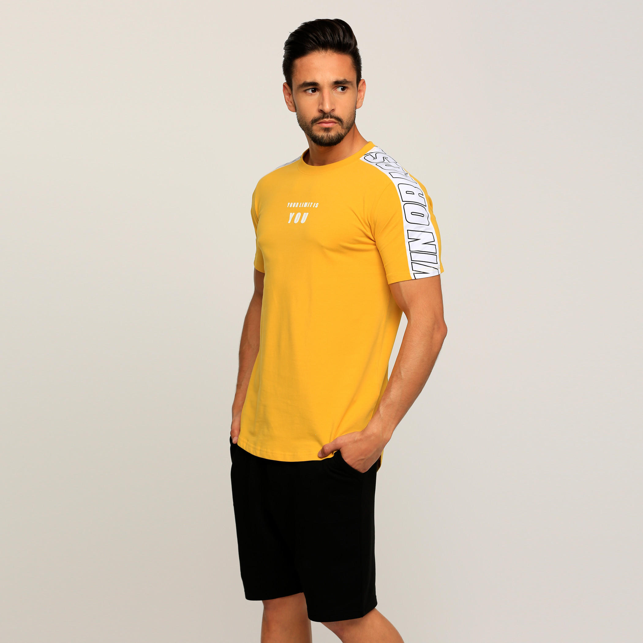 Printed T-Shirt with Crew Neck and Short Sleeves-men-clothing-tshirtsandpolos-tshirts-image-3
