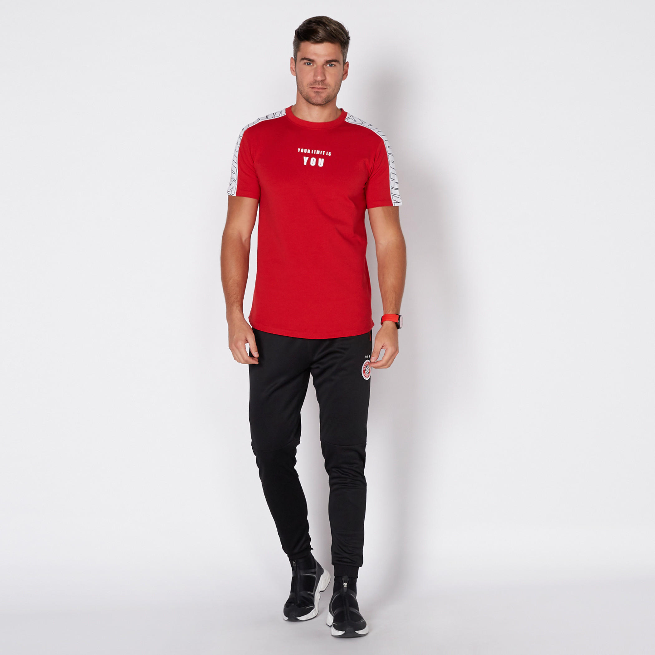 Printed T-Shirt with Round Neck and Short Sleeves-men-clothing-tshirtsandpolos-tshirts-image-2