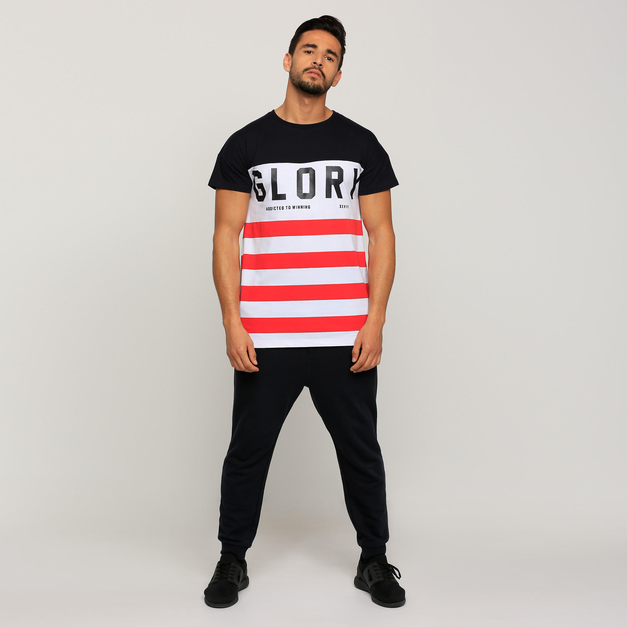 Printed T-Shirt with Crew Neck and Short Sleeves-men-clothing-tshirtsandpolos-tshirts-image-5