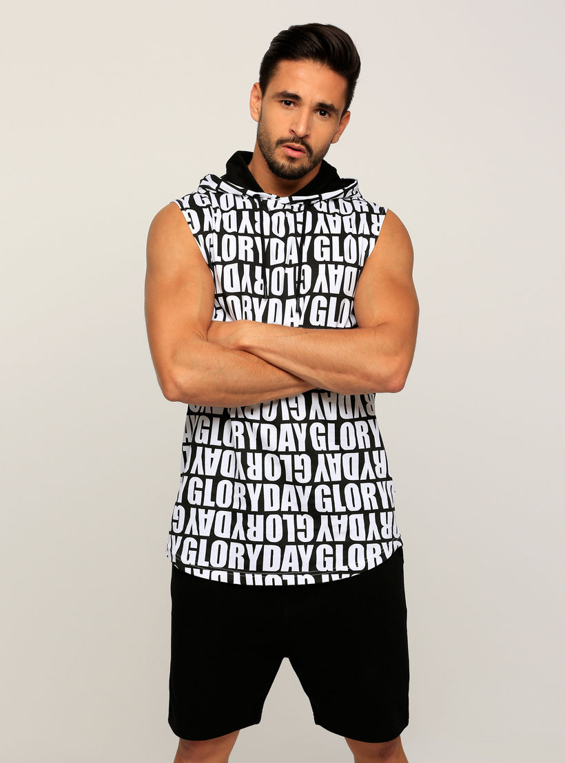 Printed Sleeveless T-Shirt with Hood-men-clothing-tshirtsandpolos-tshirts-image-1