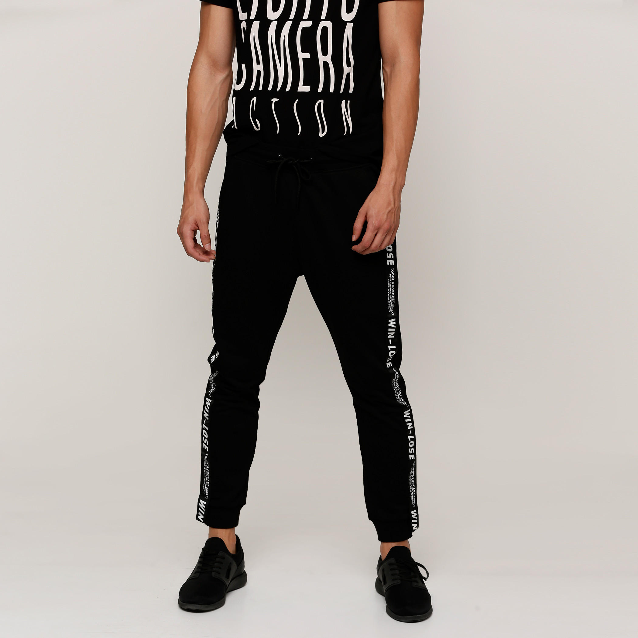 Full Length Jog Pants with Tape Detail-men-clothing-bottoms-joggers-image-1