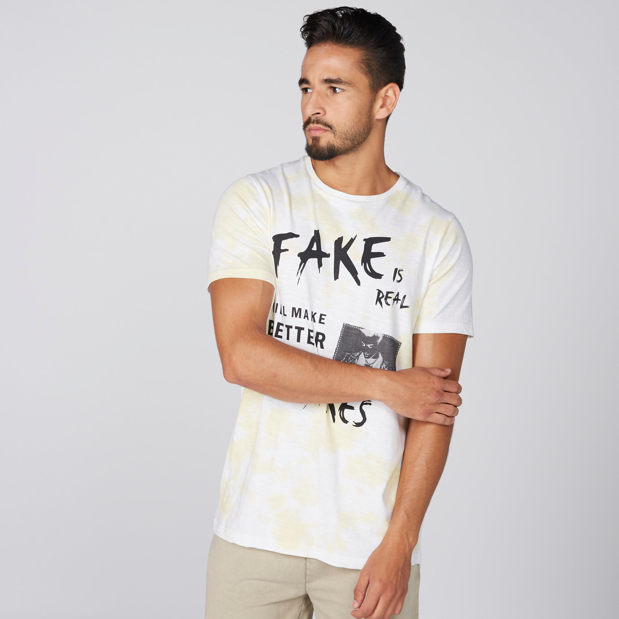 Printed T-Shirt with Short Sleeves-men-clothing-tshirtsandpolos-tshirts-image-1