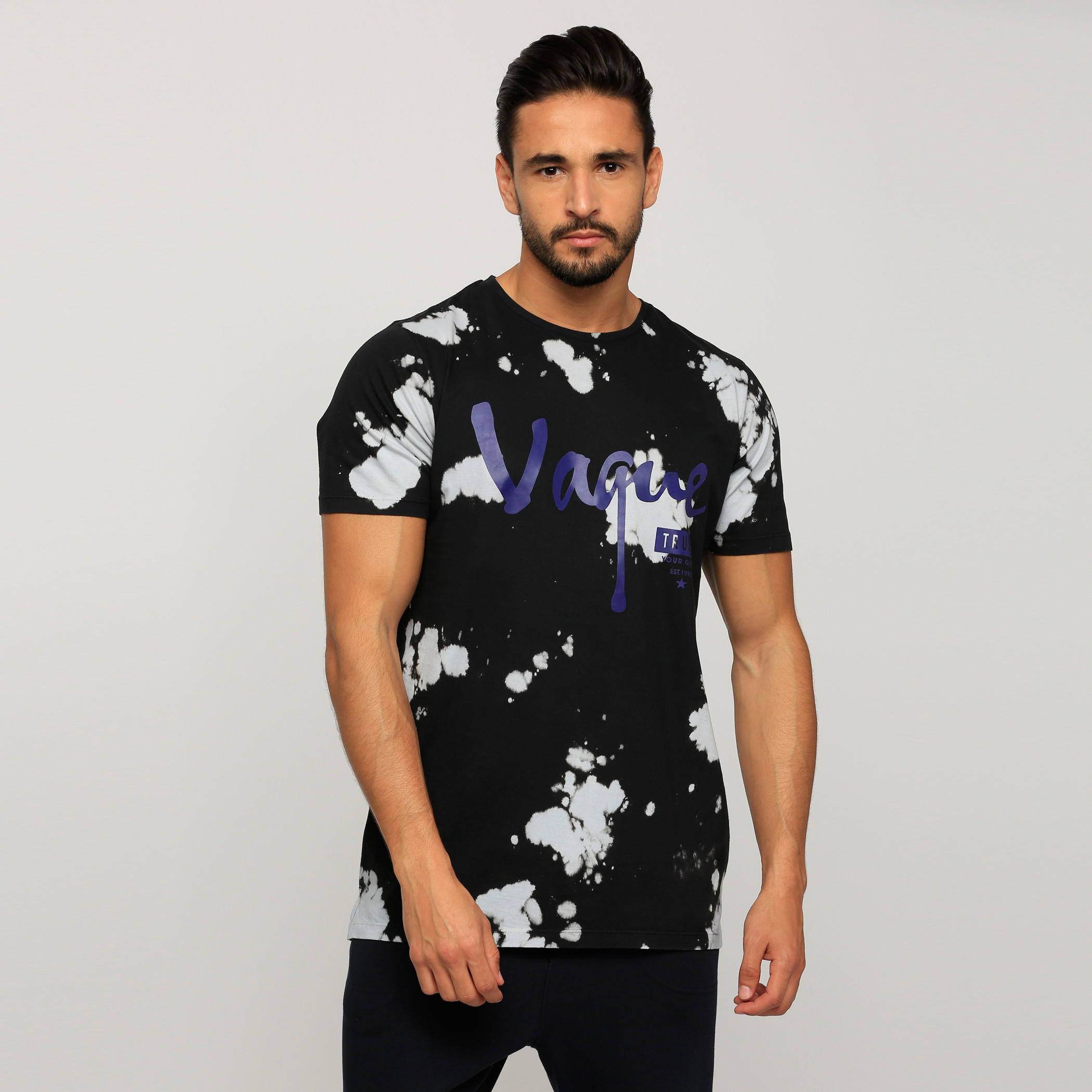 Printed T-Shirt with Round Neck and Short Sleeves-men-clothing-tshirtsandpolos-tshirts-image-1