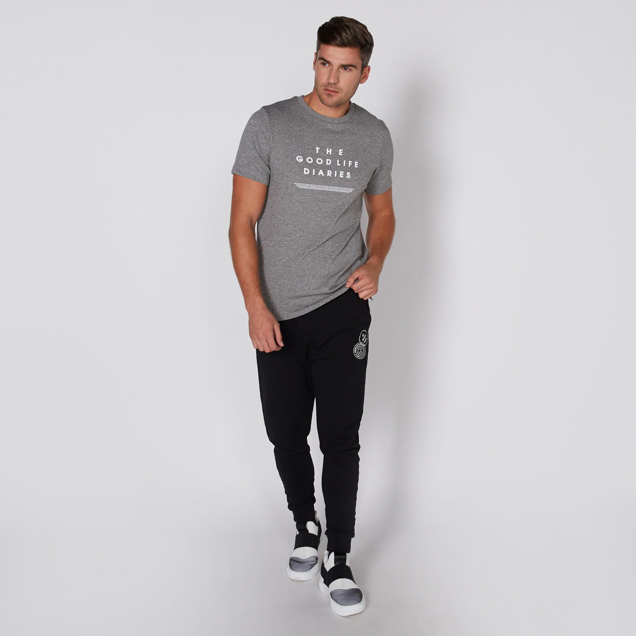 Printed T-Shirt with Round Neck and Short Sleeves-men-clothing-tshirtsandpolos-tshirts-image-2
