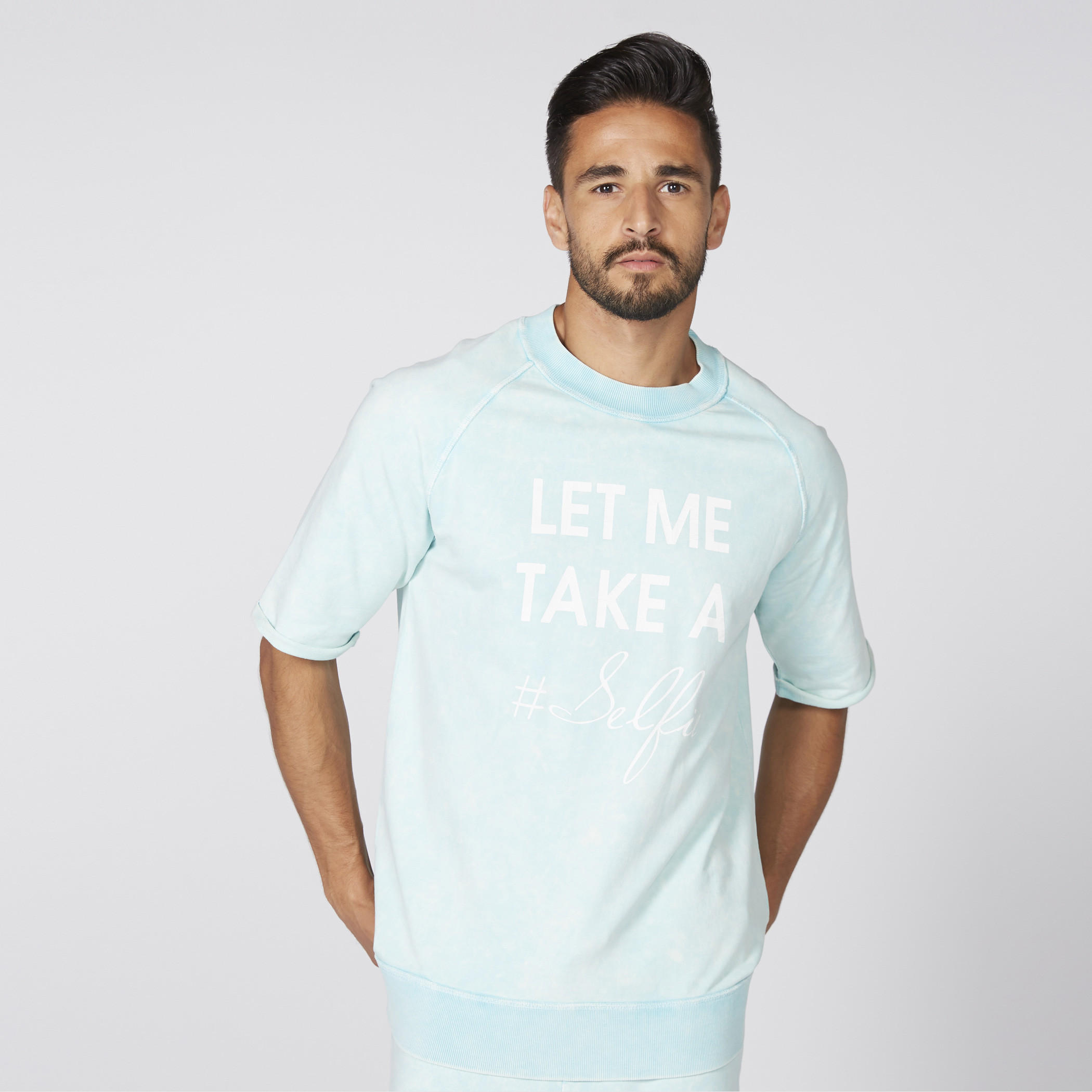 Printed T-Shirt with Crew Neck and Raglan Sleeves-men-clothing-tshirtsandpolos-tshirts-image-3