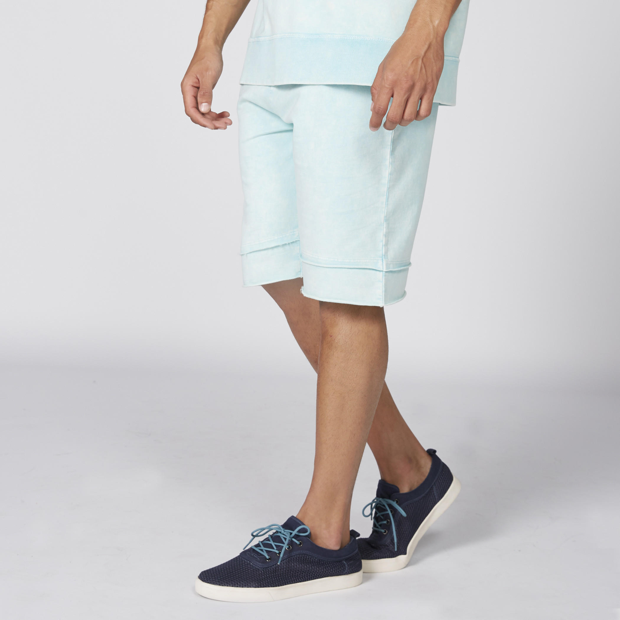 Pocket Detail Shorts with Elasticised Waistband and Drawstring-men-clothing-bottoms-shorts-image-4