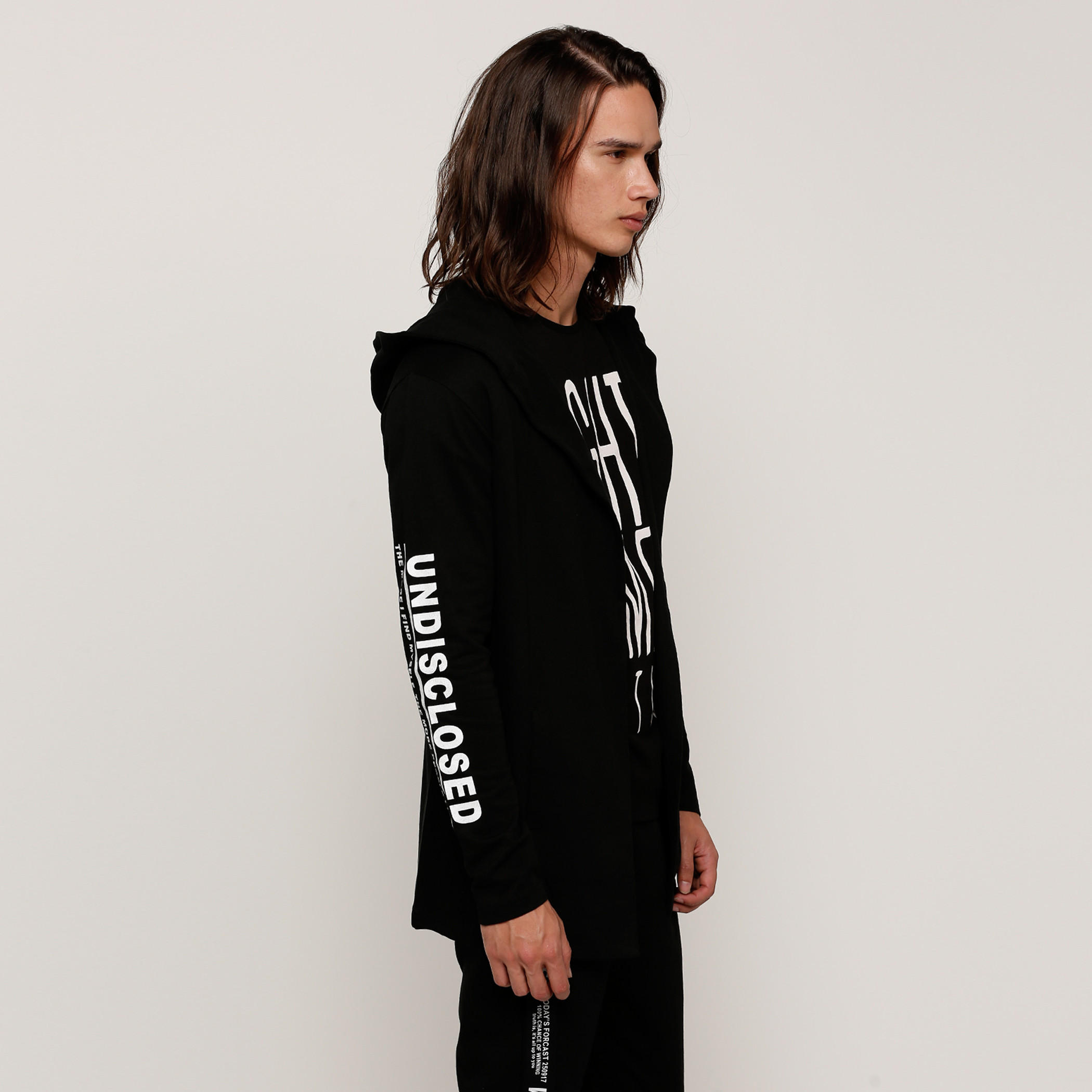 Printed Open Front Hoodie with Long Sleeves-men-winterwear-hoodiesandsweatshirts-image-3