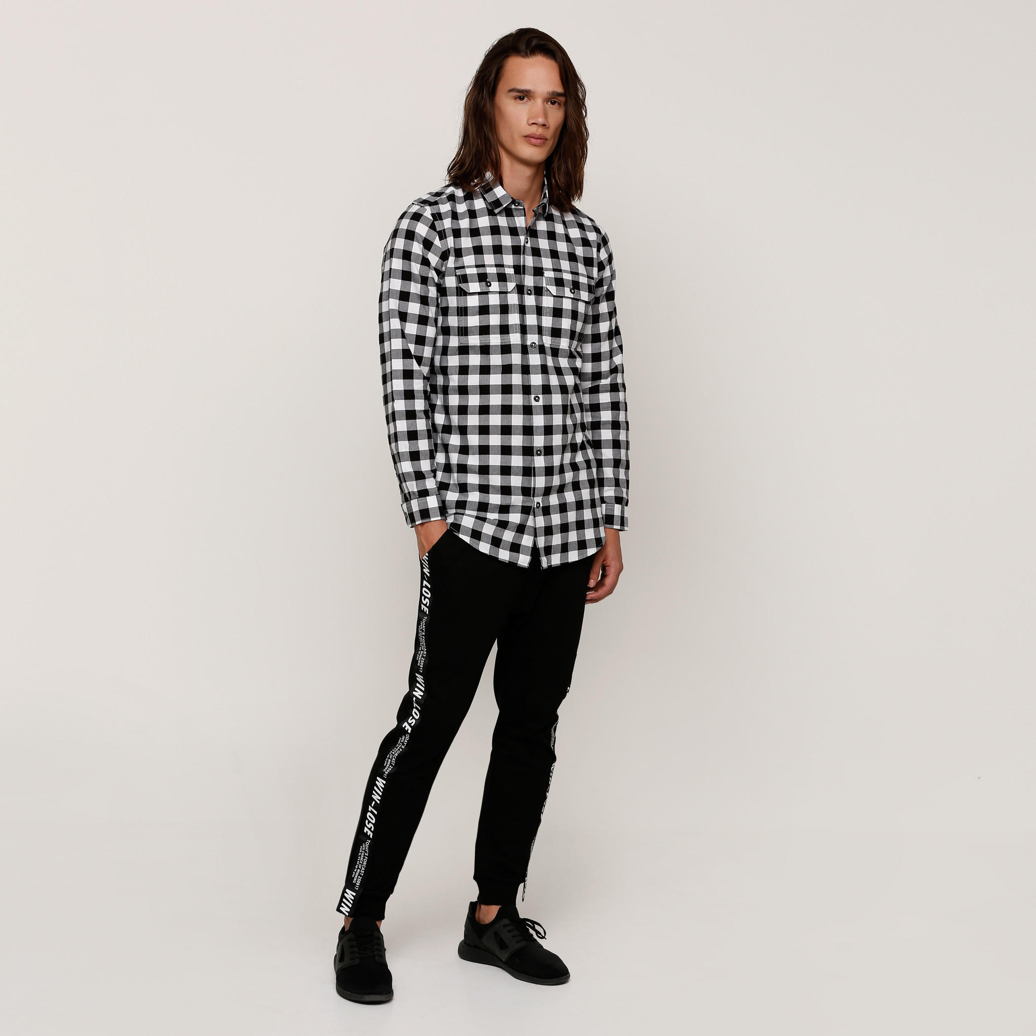 قميص كاروهات بأكمام طويلة وأزرار-men-clothing-shirts-image-5