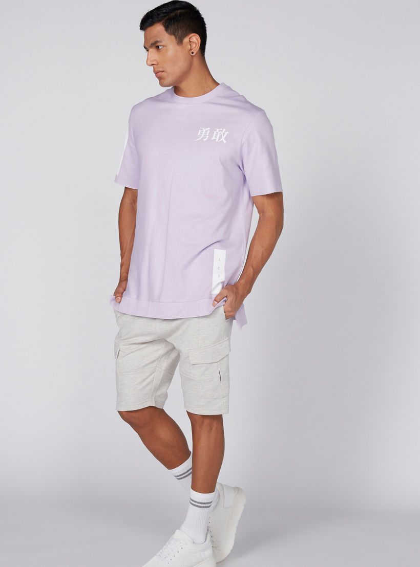 Pocket Detail Shorts with Elasticised Waistband and Drawstring-men-clothing-bottoms-shorts-image-2