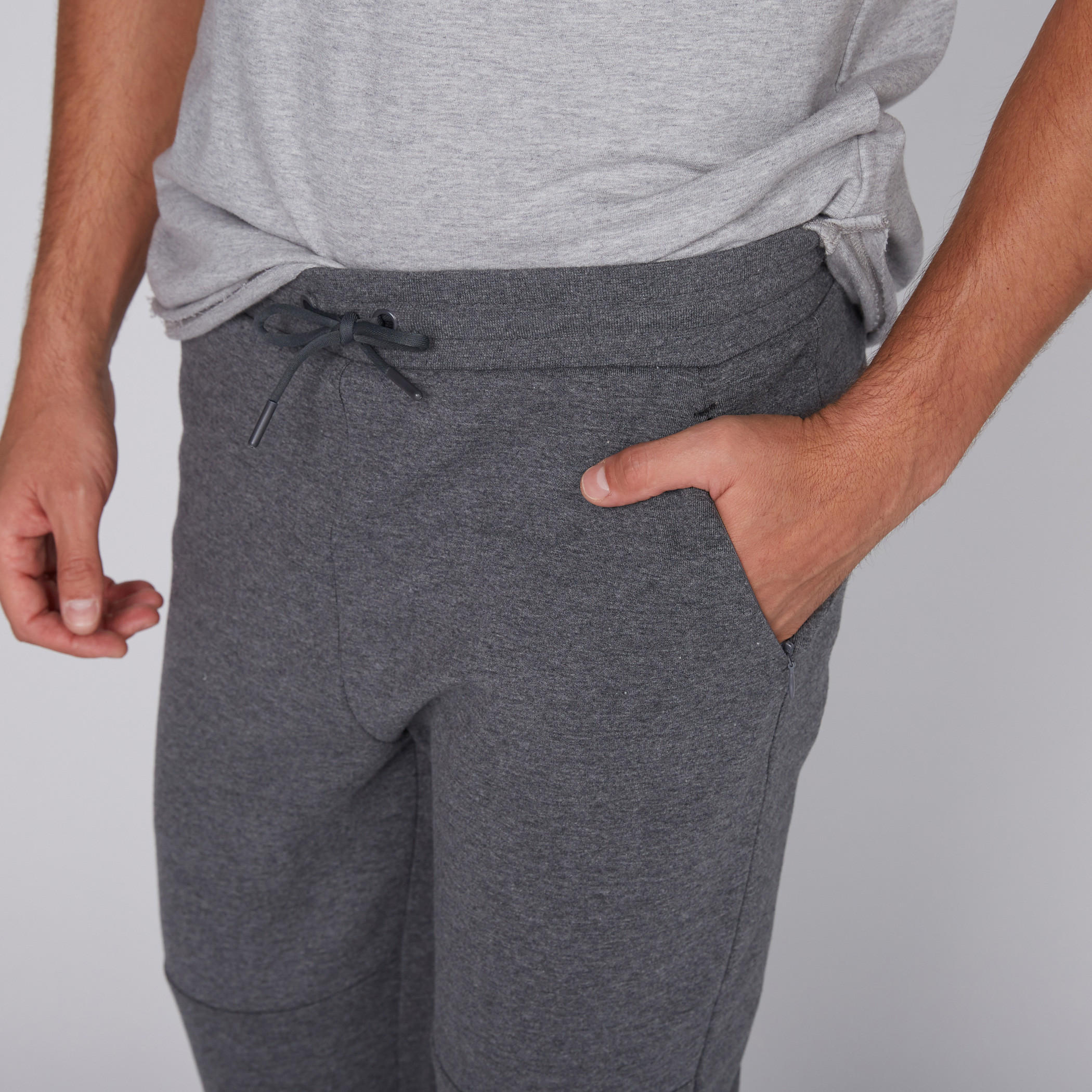 Full Length Jog Pants with Elasticised Waistband and Pocket Detail-men-clothing-bottoms-joggers-image-4