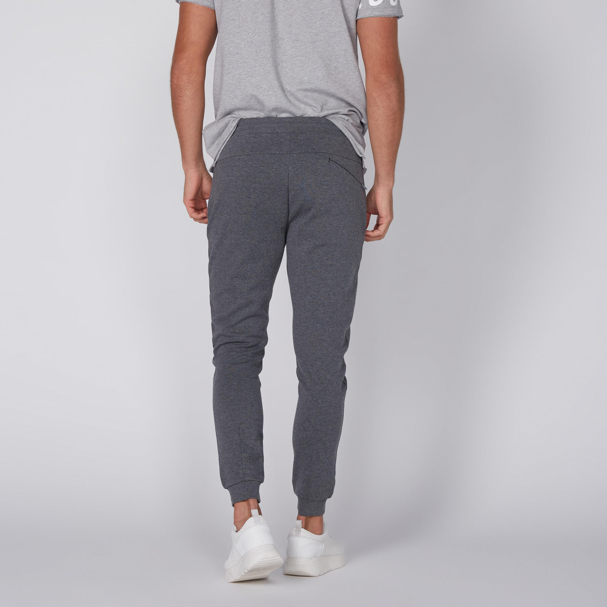 Full Length Jog Pants with Elasticised Waistband and Pocket Detail-men-clothing-bottoms-joggers-image-5