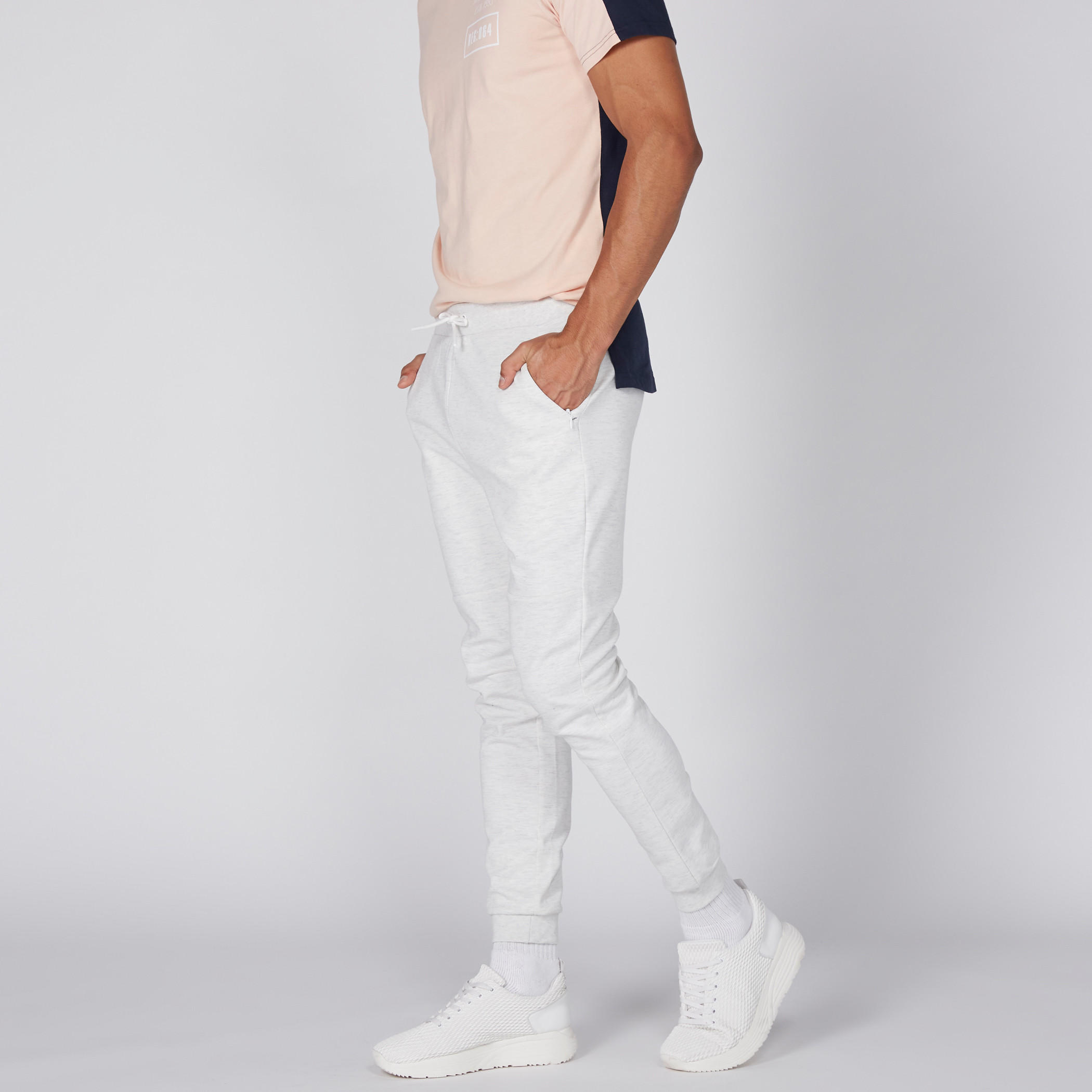 Full Length Jog Pants with Elasticised Waistband and Pocket Detail-men-clothing-bottoms-joggers-image-4