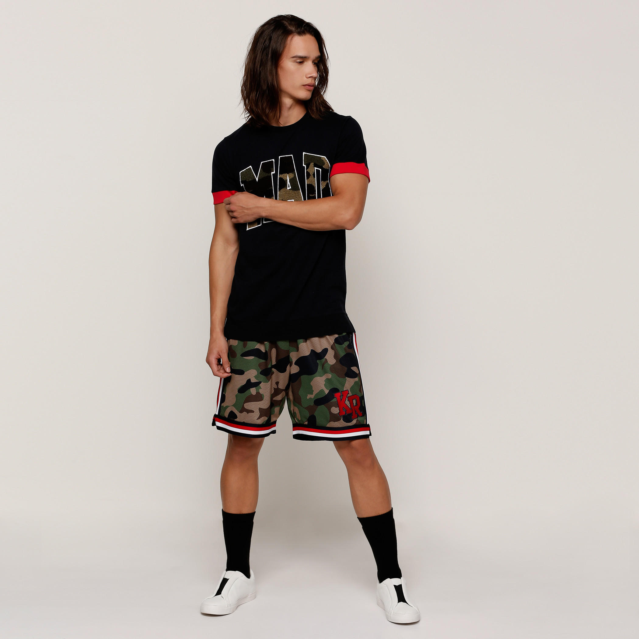 Embroidered T-Shirt with Crew Neck and Short Sleeves-men-clothing-tshirtsandpolos-tshirts-image-5