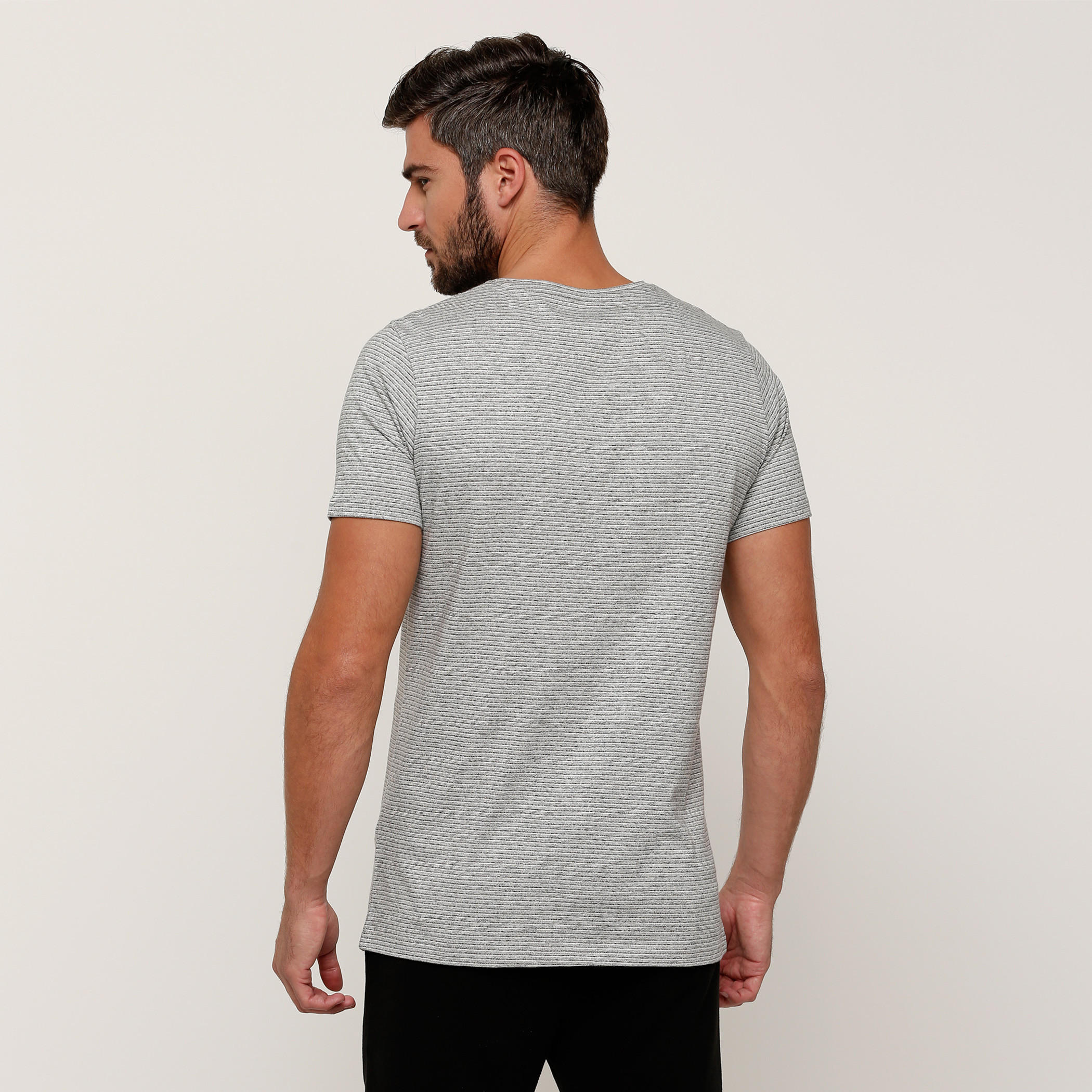 Printed Round Neck T-Shirt with Short Sleeves-men-clothing-tshirtsandpolos-tshirts-image-2