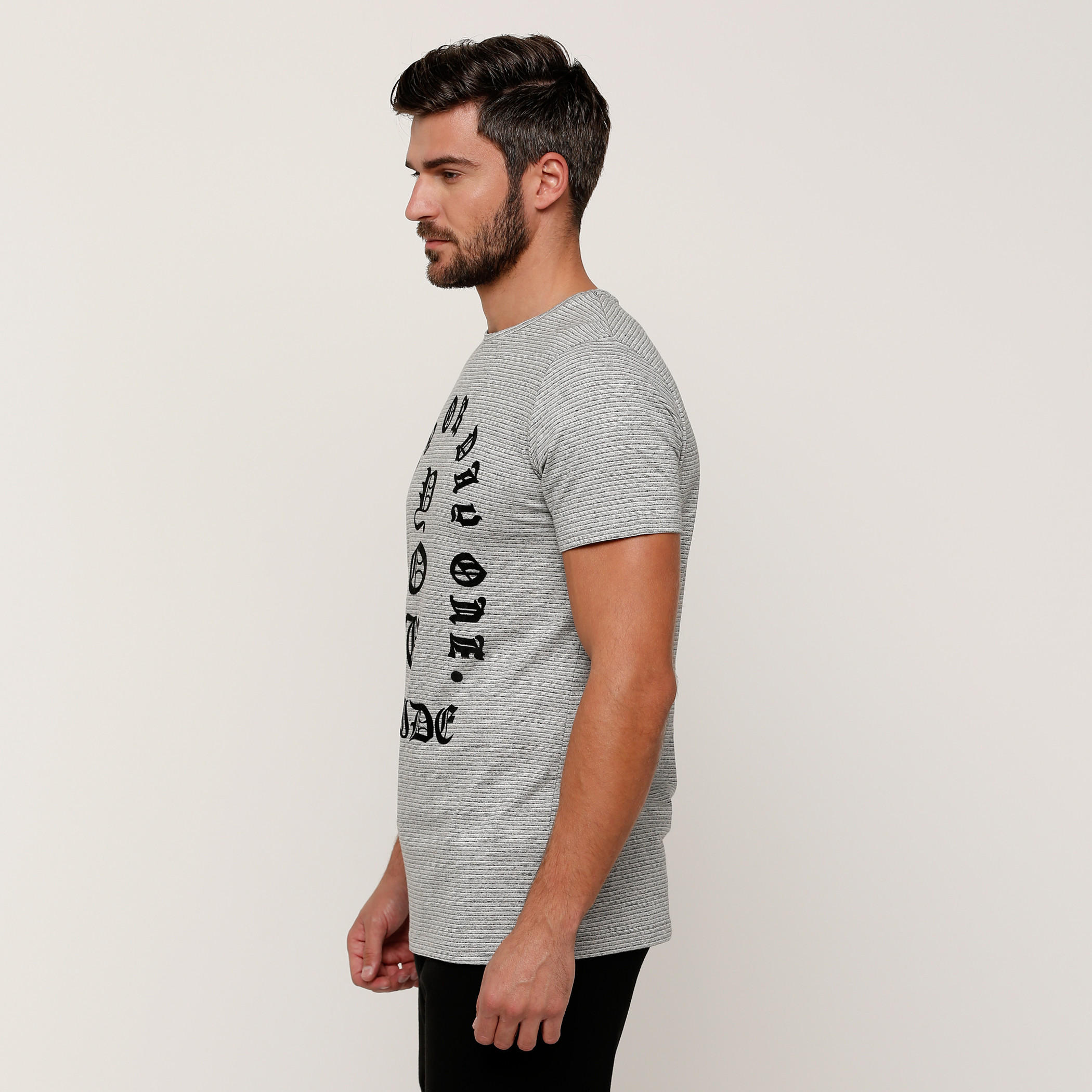 Printed Round Neck T-Shirt with Short Sleeves-men-clothing-tshirtsandpolos-tshirts-image-3