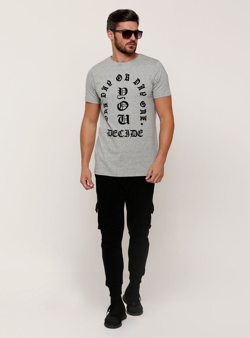Printed Round Neck T-Shirt with Short Sleeves-men-clothing-tshirtsandpolos-tshirts-image-5