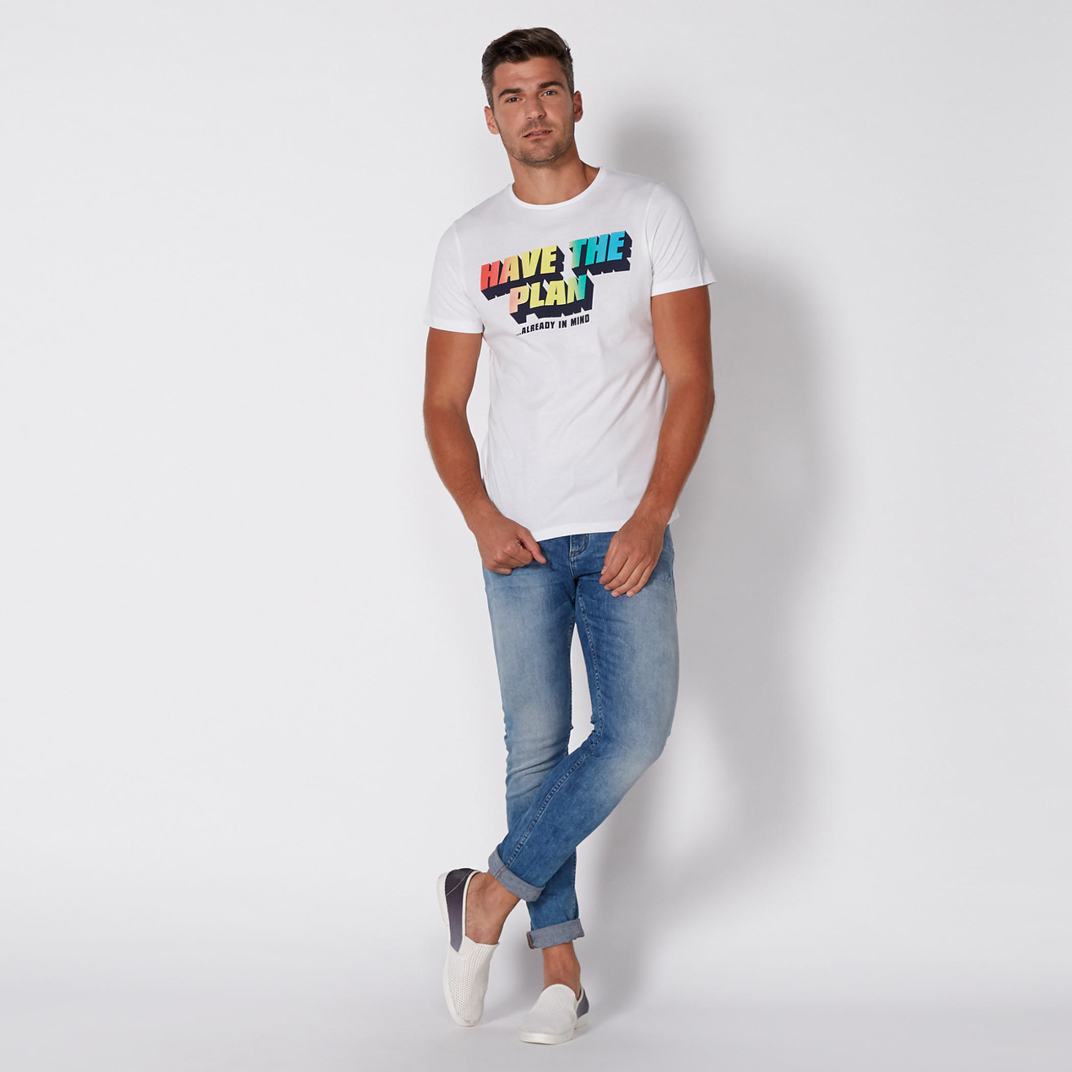 Printed T-Shirt with Round Neck and Short Sleeves-men-clothing-tshirtsandpolos-tshirts-image-2