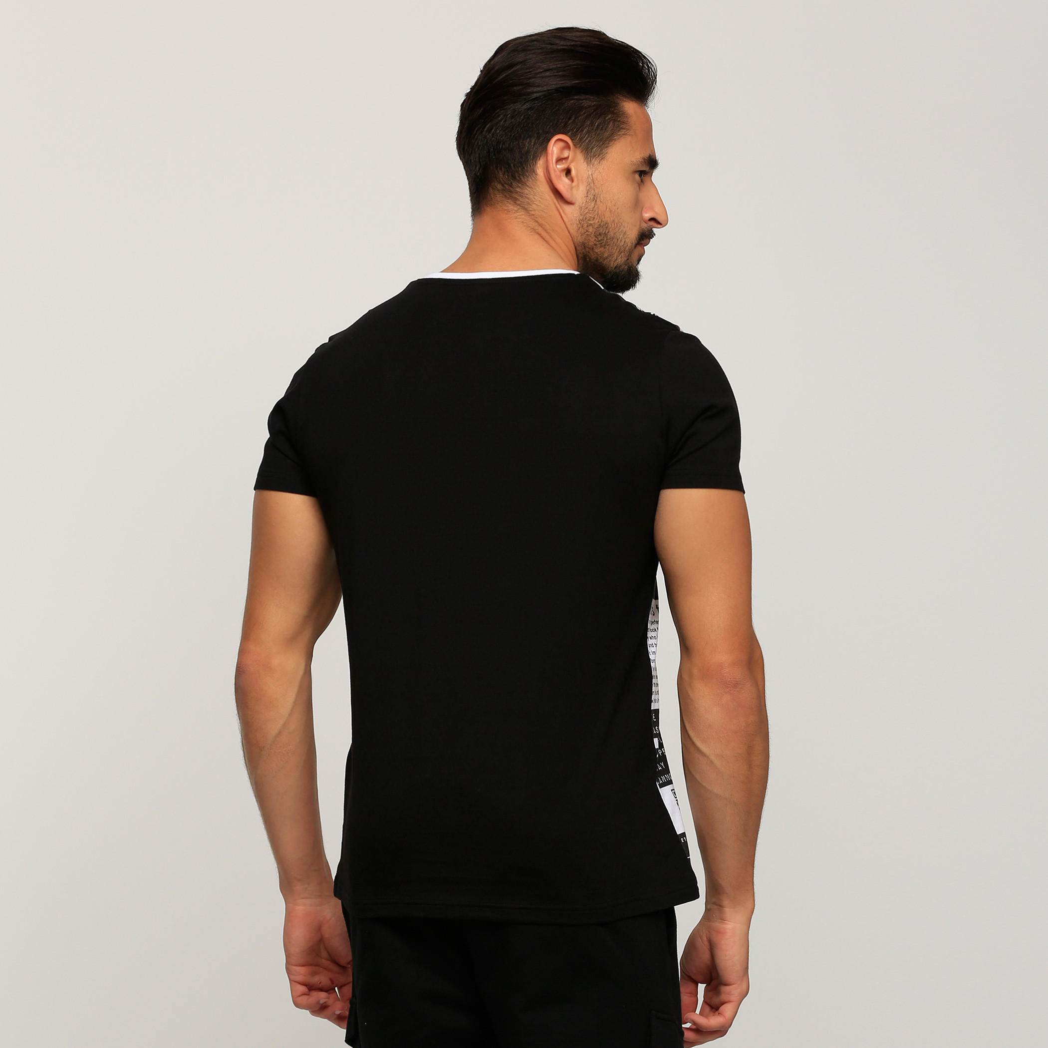 Printed Round Neck T-Shirt with Short Sleeves-men-clothing-tshirtsandpolos-tshirts-image-2
