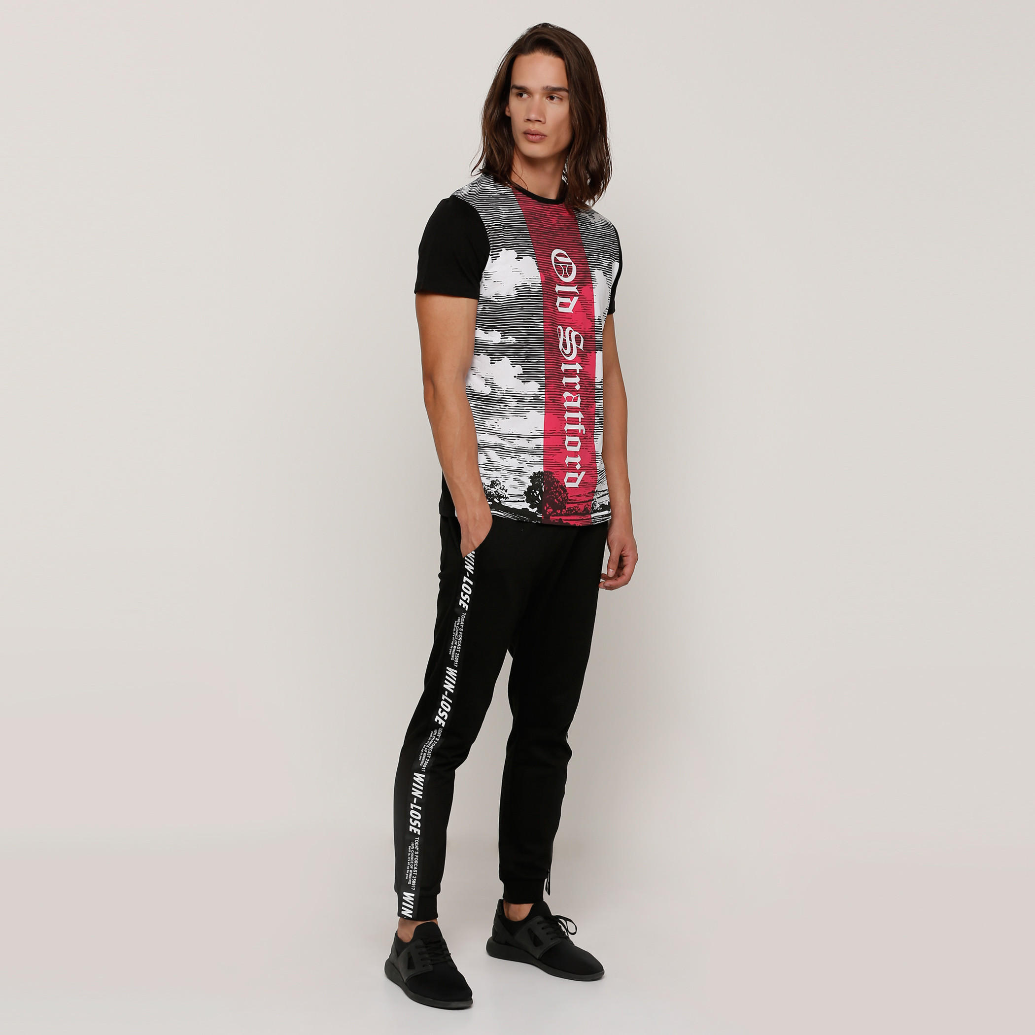 Printed T-Shirt with Crew Neck and Short Sleeves-men-clothing-tshirtsandpolos-tshirts-image-5