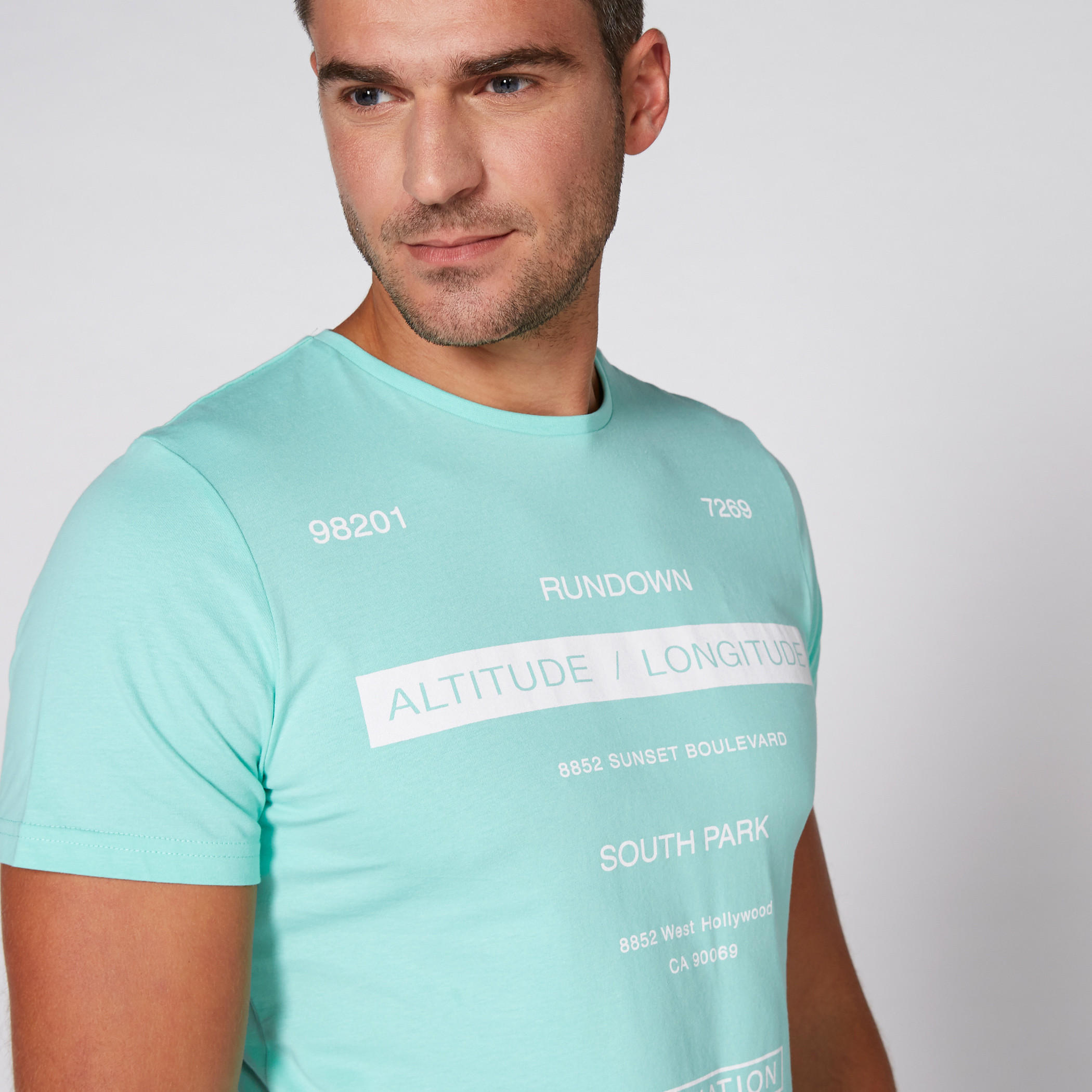 Printed T-Shirt with Round Neck and Short Sleeves-men-clothing-tshirtsandpolos-tshirts-image-1