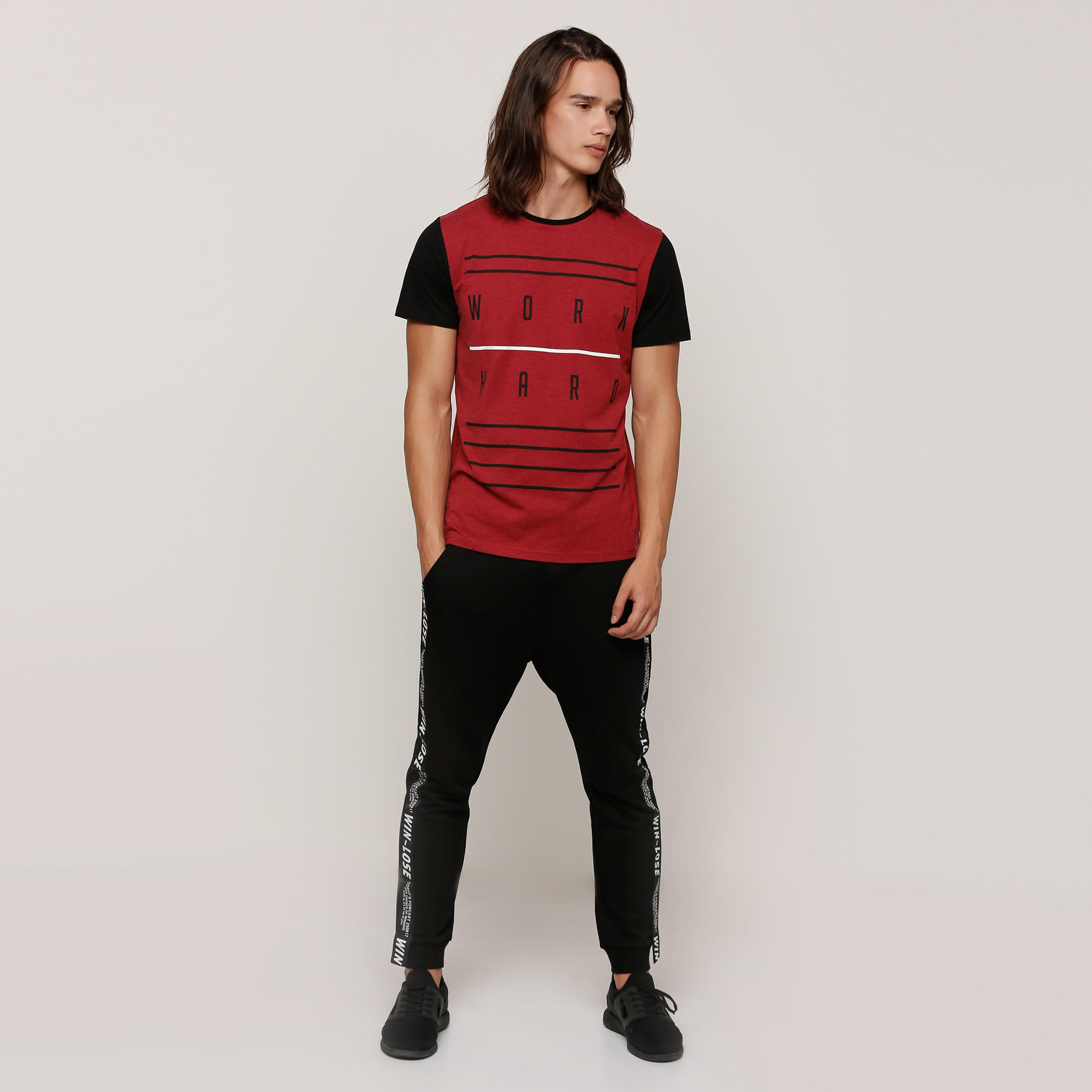 Printed T-Shirt with Crew Neck and Short Sleeves-men-clothing-tshirtsandpolos-tshirts-image-5