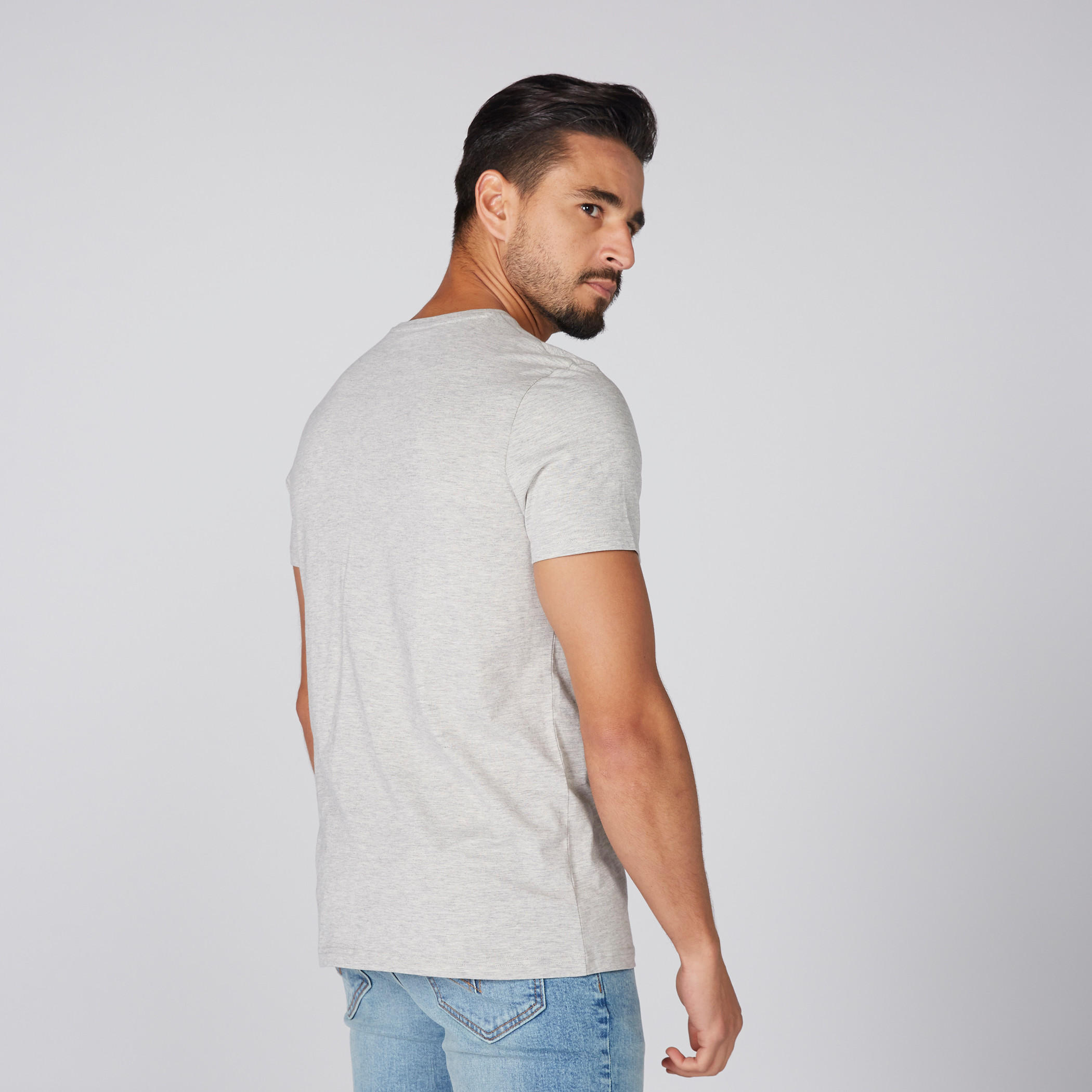 Printed T-Shirt with Round Neck and Short Sleeves-men-clothing-tshirtsandpolos-tshirts-image-2