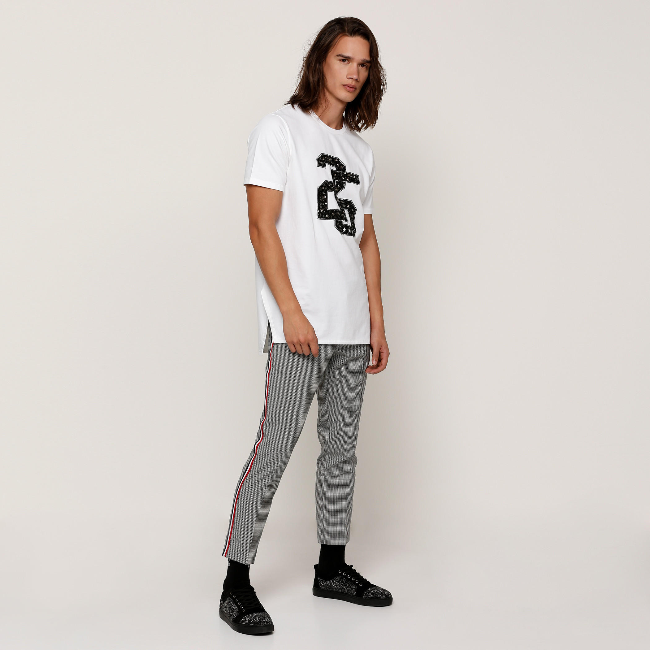 تيشيرت مزيّن بياقة مستديرة وأكمام قصيرة-men-clothing-tshirtsandpolos-tshirts-image-5