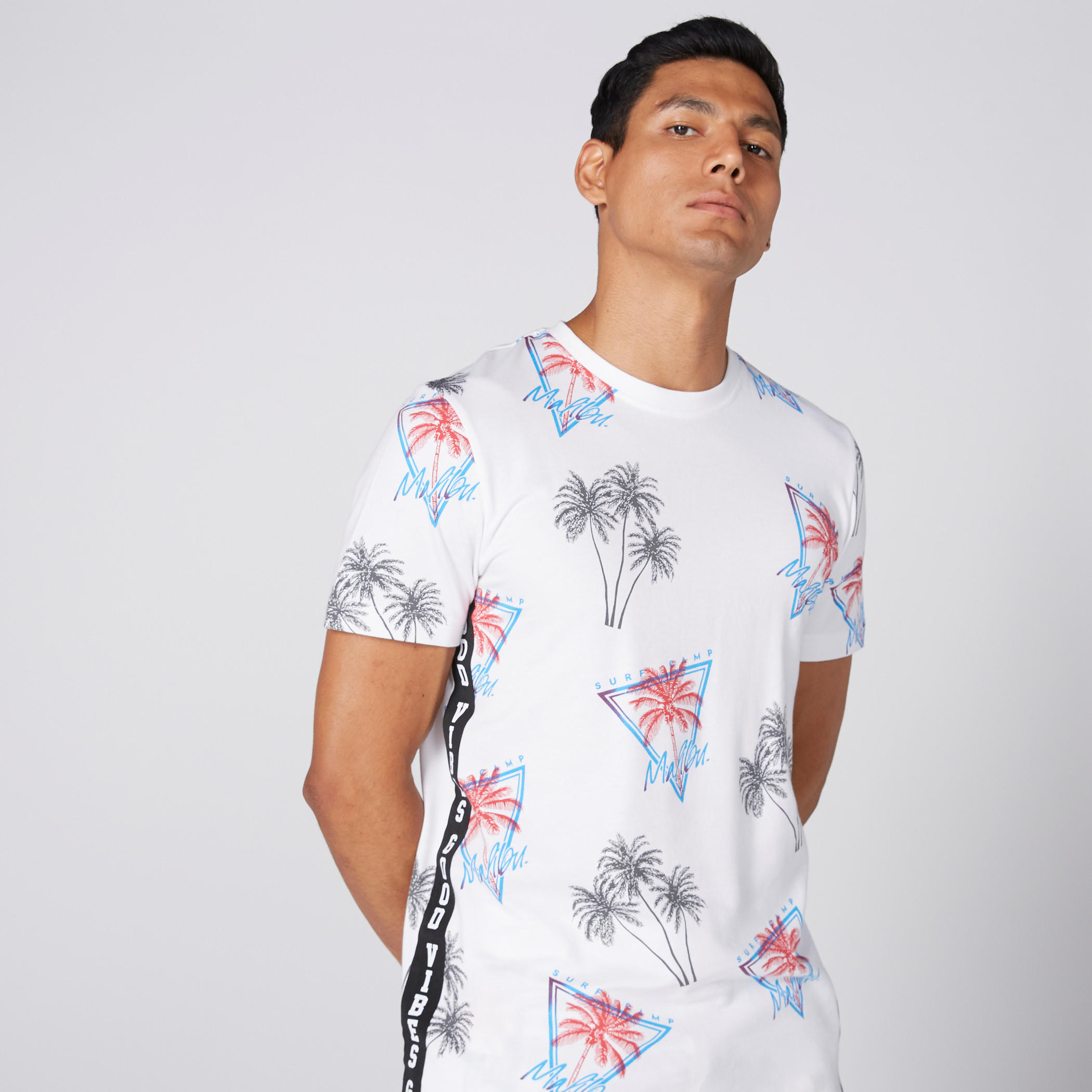 Printed T-Shirt with Round Neck and Short Sleeves-men-clothing-tshirtsandpolos-tshirts-image-3