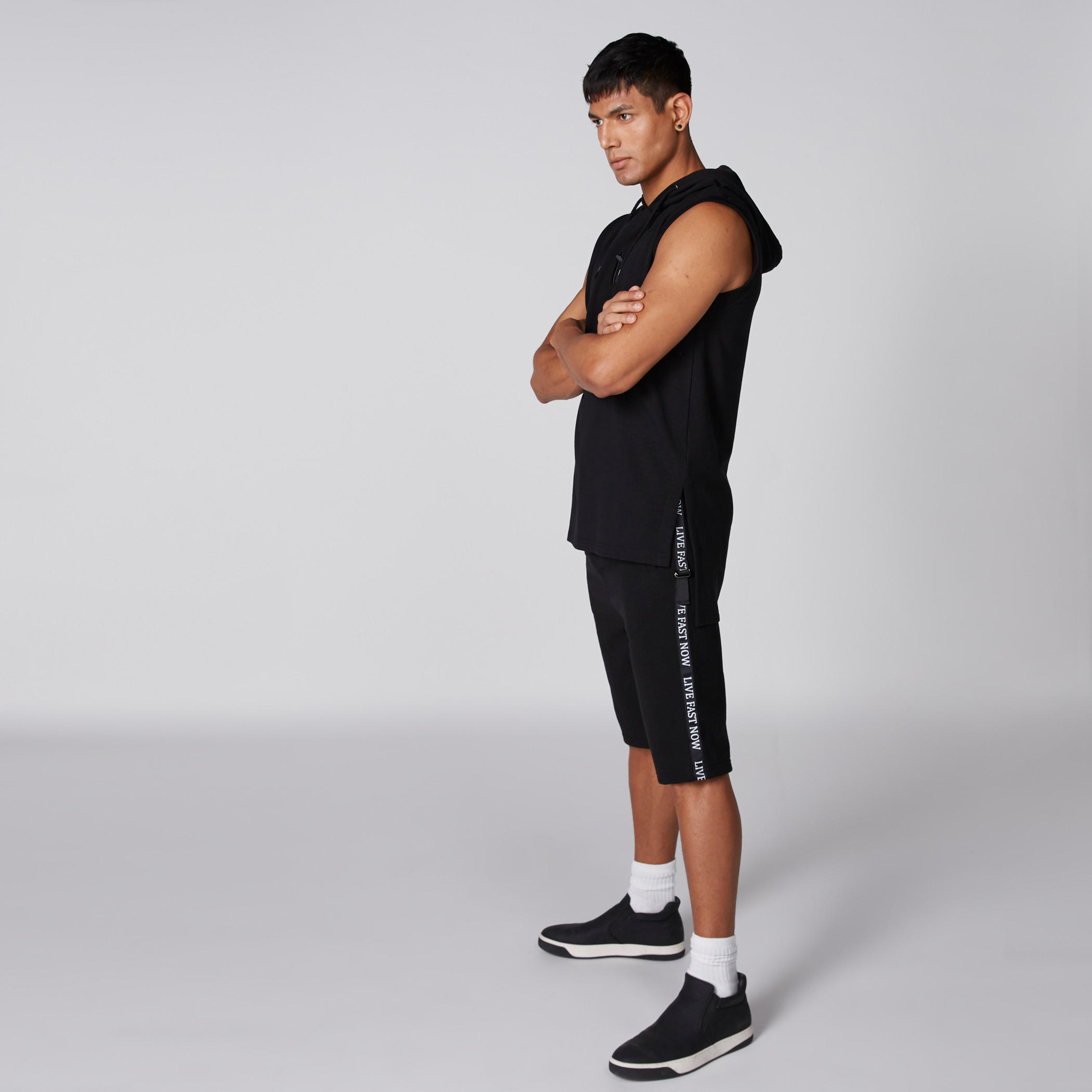Sleeveless High Low Hem Hood-men-winterwear-hoodiesandsweatshirts-image-5