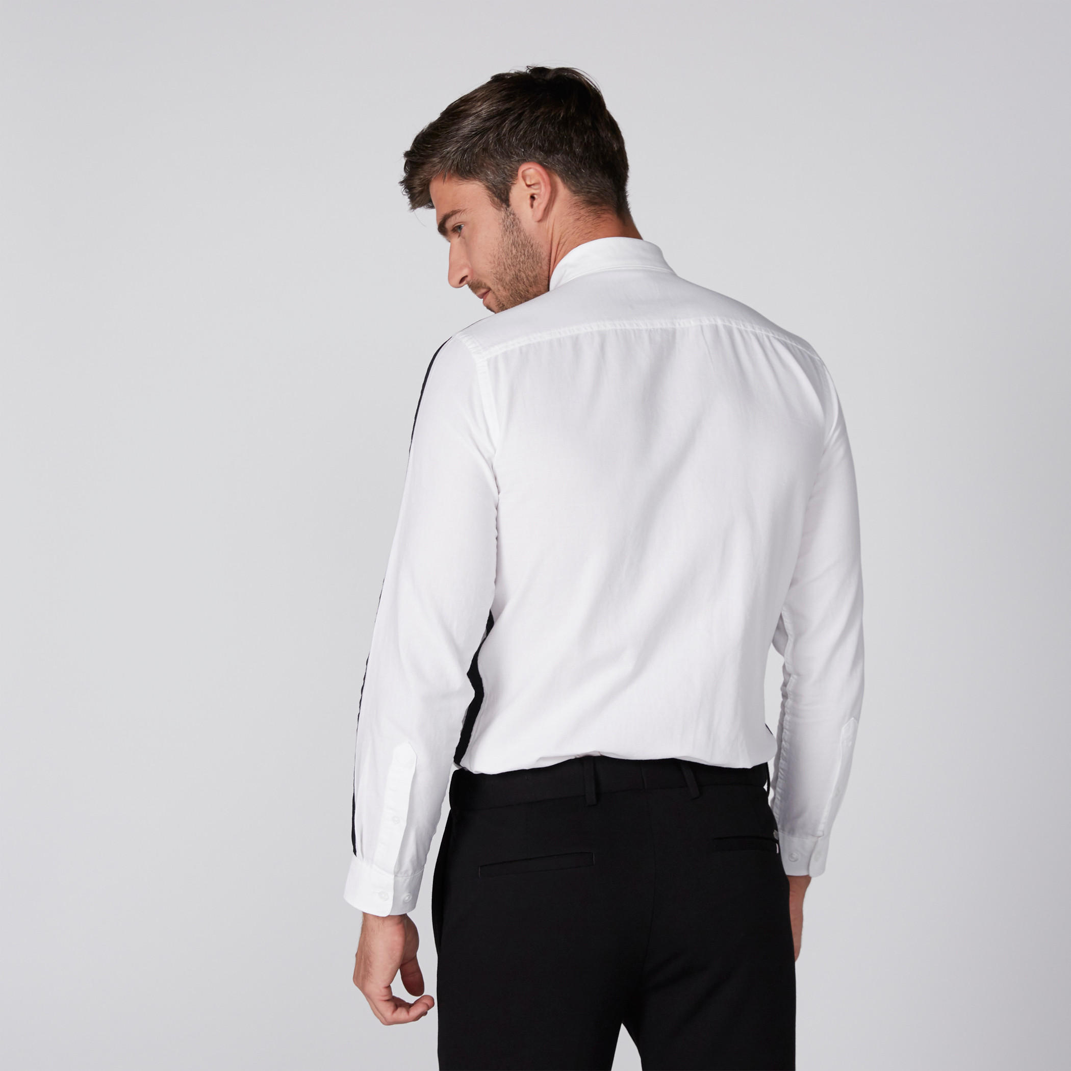Long Sleeves Shirt with Complete Placket and Tape Detail-men-clothing-shirts-image-3