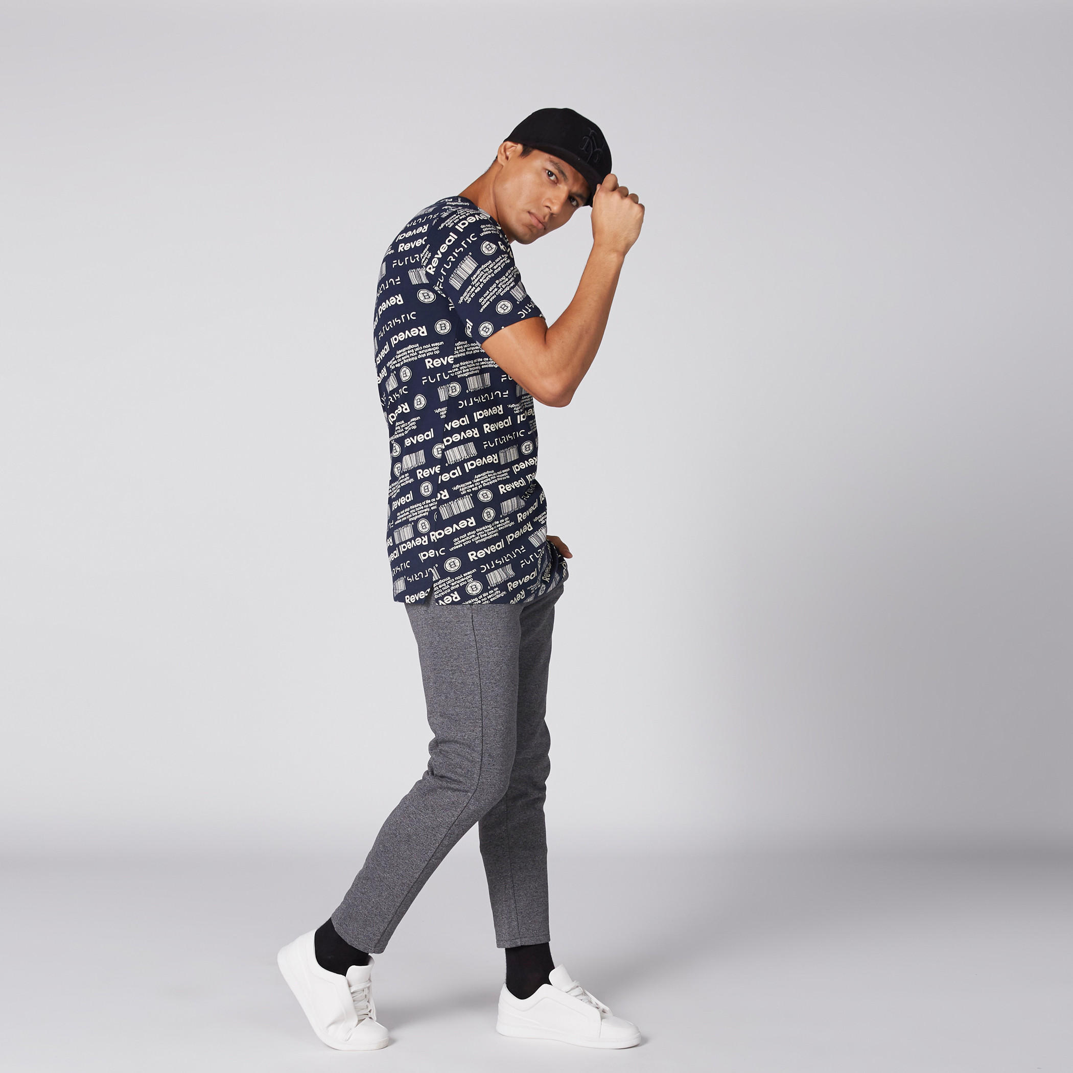 بنطال رياضي طويل بخصر مطاطي ورباط-men-clothing-bottoms-trousersandchinos-trousers-image-2