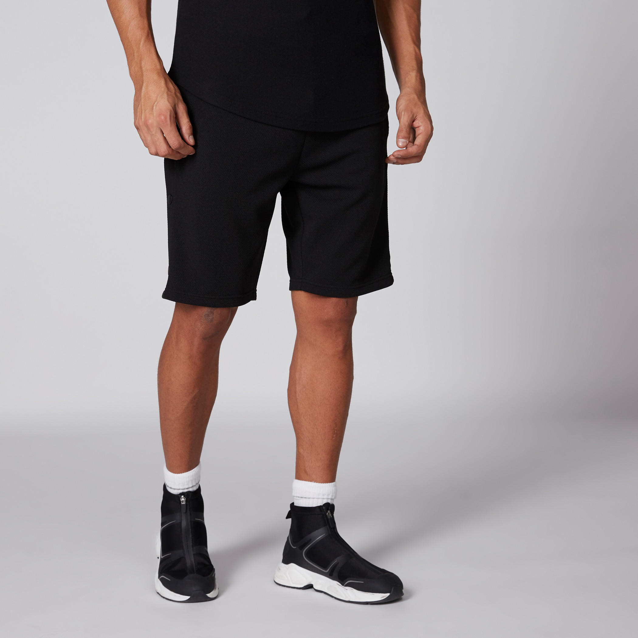 Button Detail Shorts with Drawstring-men-clothing-bottoms-shorts-image-3