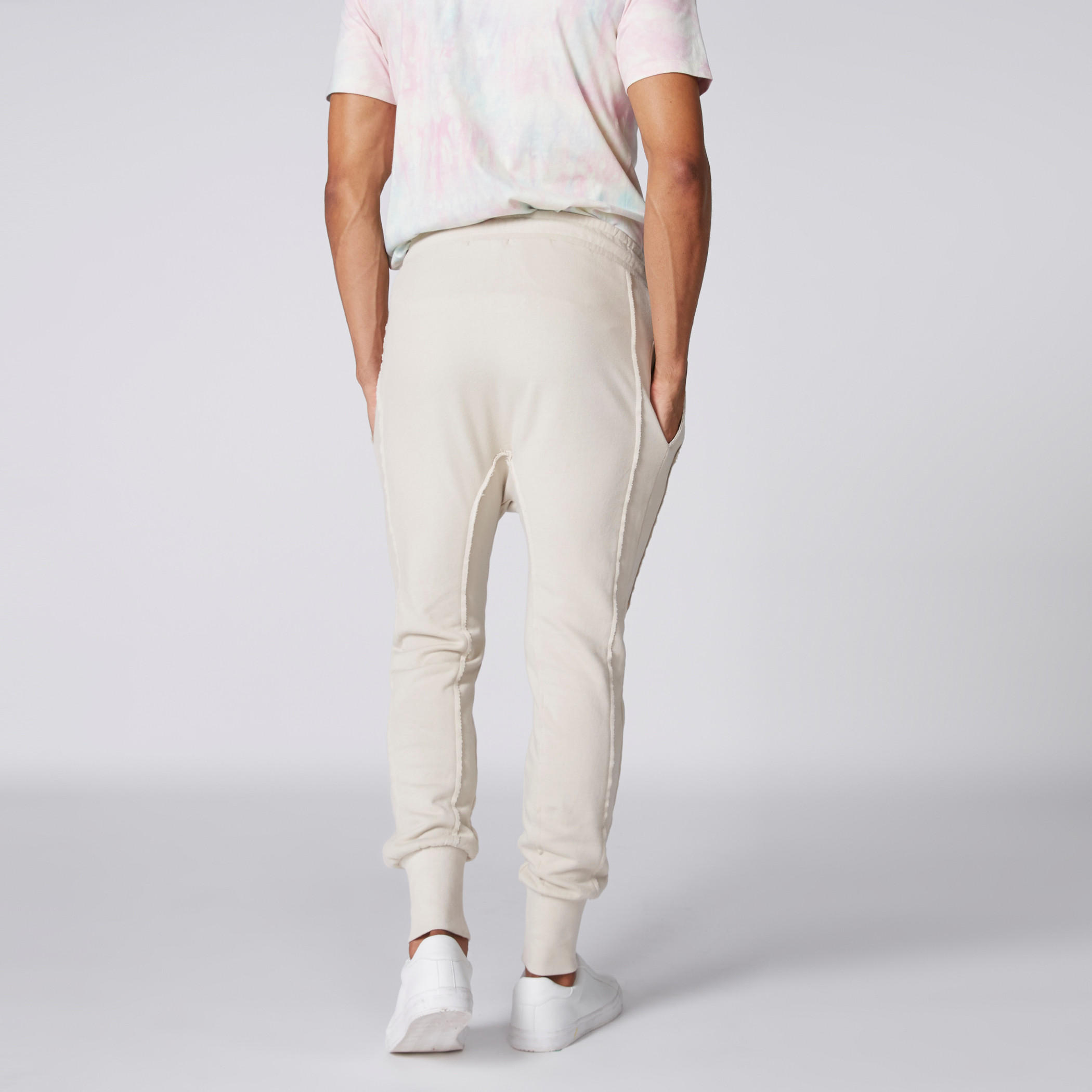 بنطال رياضي طويل بخصر مطاطي وجيوب-men-clothing-bottoms-joggers-image-4