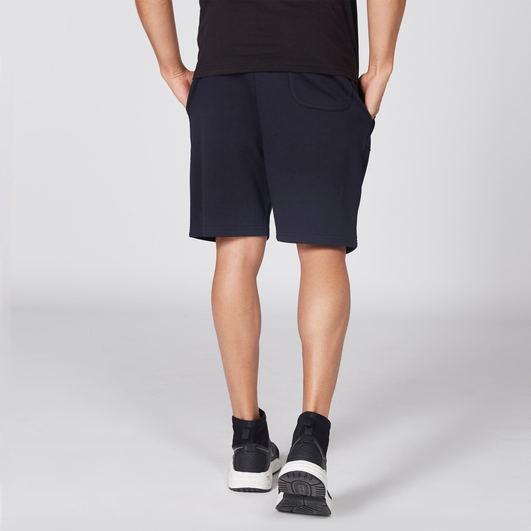 Pocket Detail Shorts with Elasticised Waistband-men-clothing-bottoms-shorts-image-5