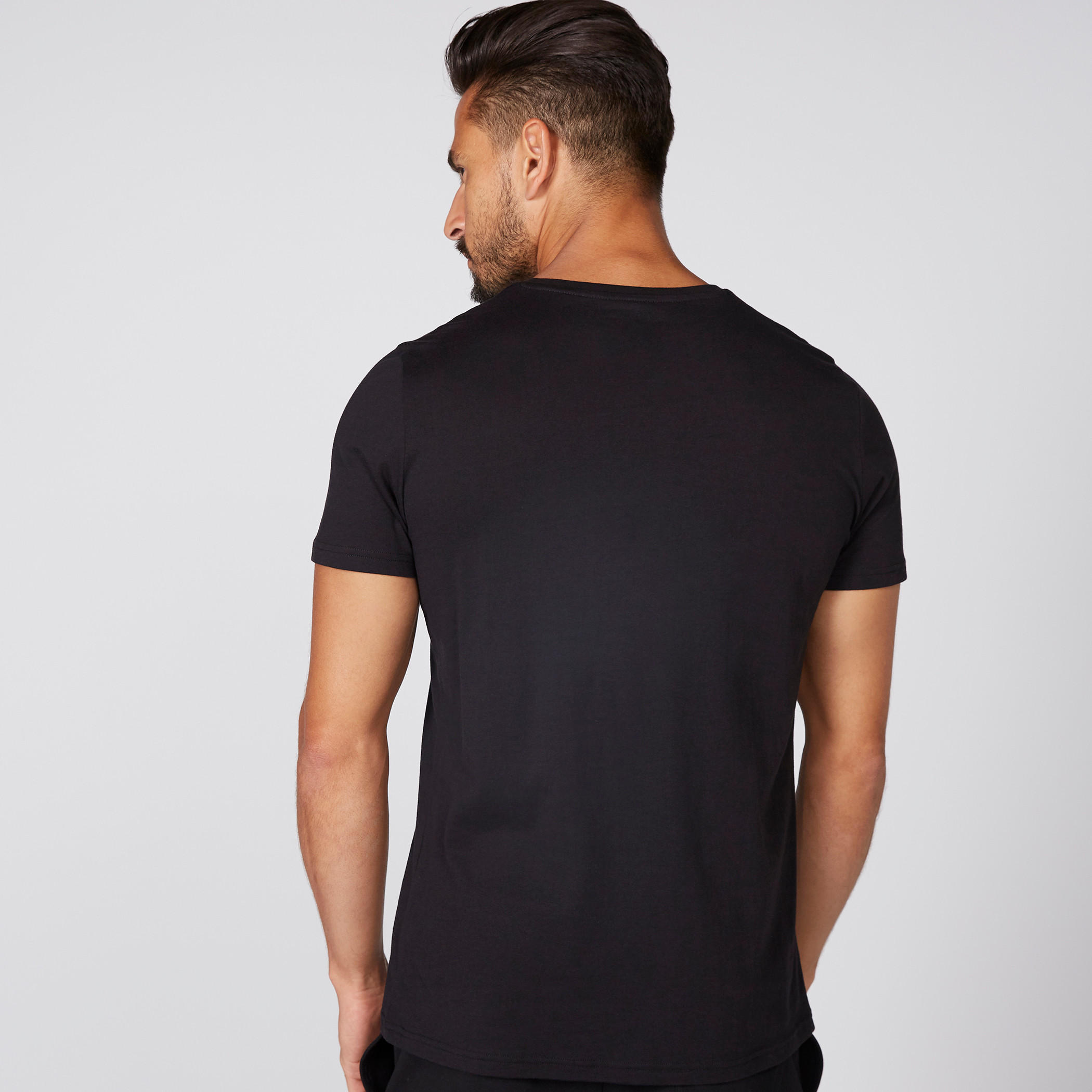 Printed T-Shirt with Round Neck and Short Sleeves-men-clothing-tshirtsandpolos-tshirts-image-2