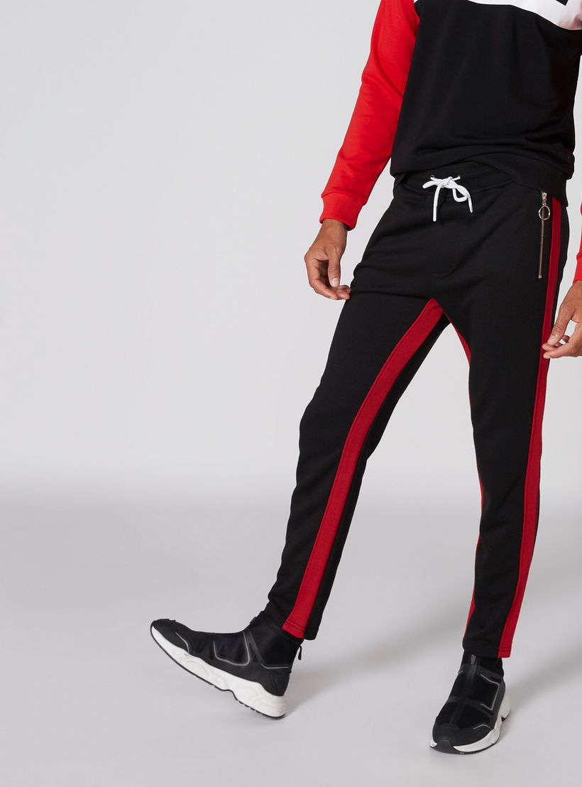 بنطال طويل بخصر مطاطي وجيوب-men-clothing-bottoms-trousersandchinos-trousers-image-1