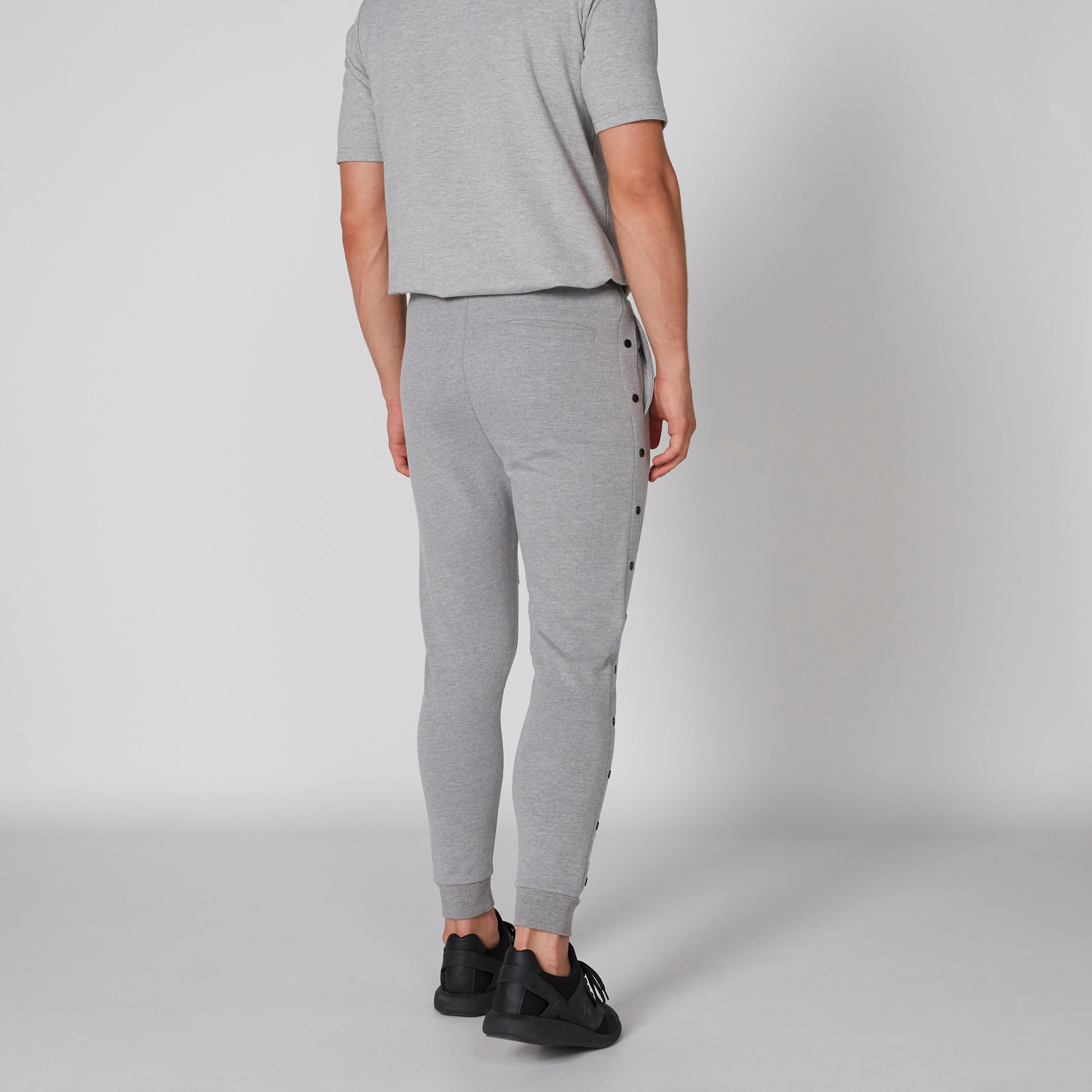 Full Length Jog Pants with Elasticised Waistband and Button Detail-men-clothing-bottoms-joggers-image-2
