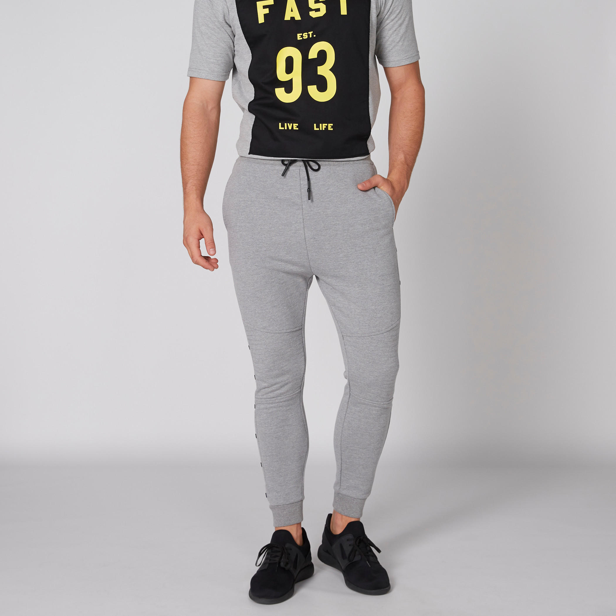 Full Length Jog Pants with Elasticised Waistband and Button Detail-men-clothing-bottoms-joggers-image-3