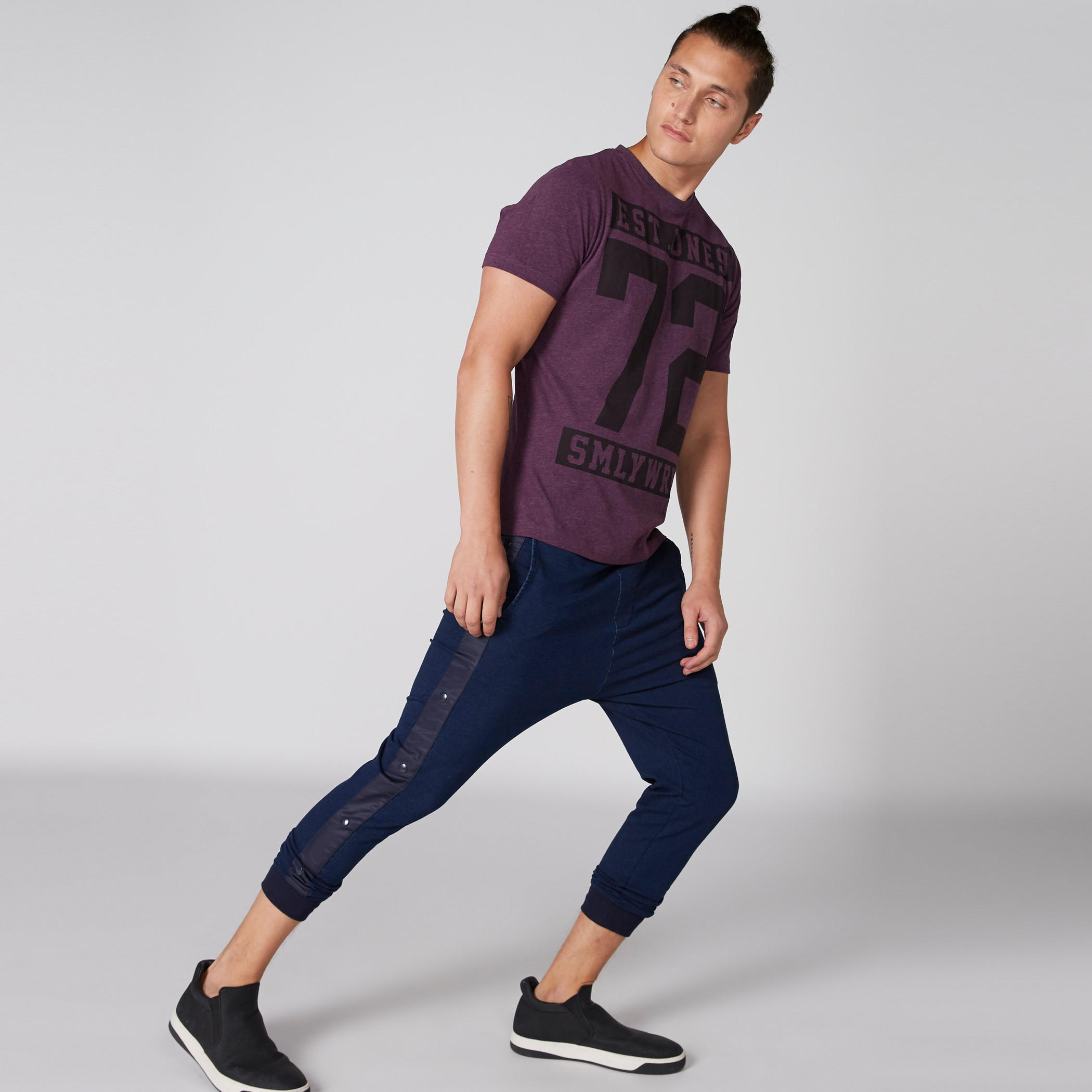 Full Length Jog Pants with Tape and Pocket Detail-men-clothing-bottoms-joggers-image-3