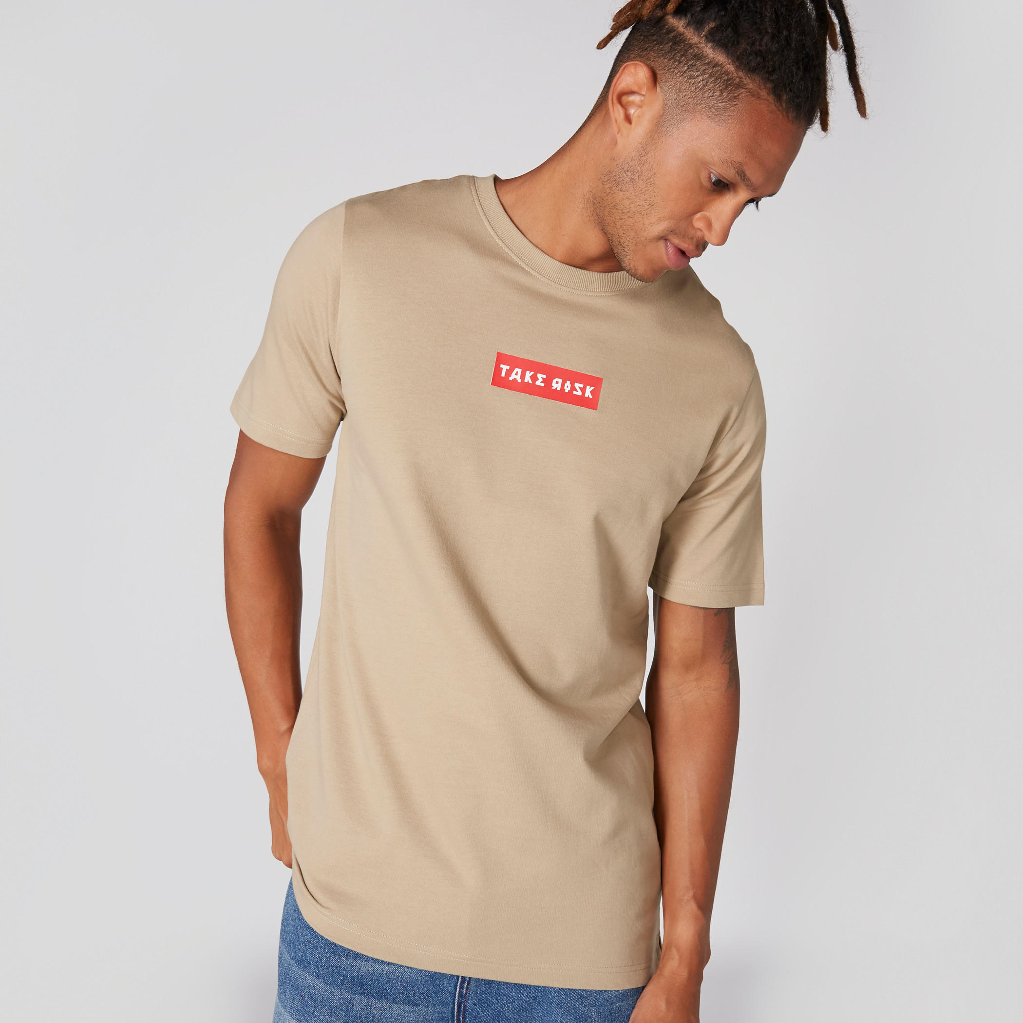Printed T-Shirt with Crew Neck and Short Sleeves-men-clothing-tshirtsandpolos-tshirts-image-2