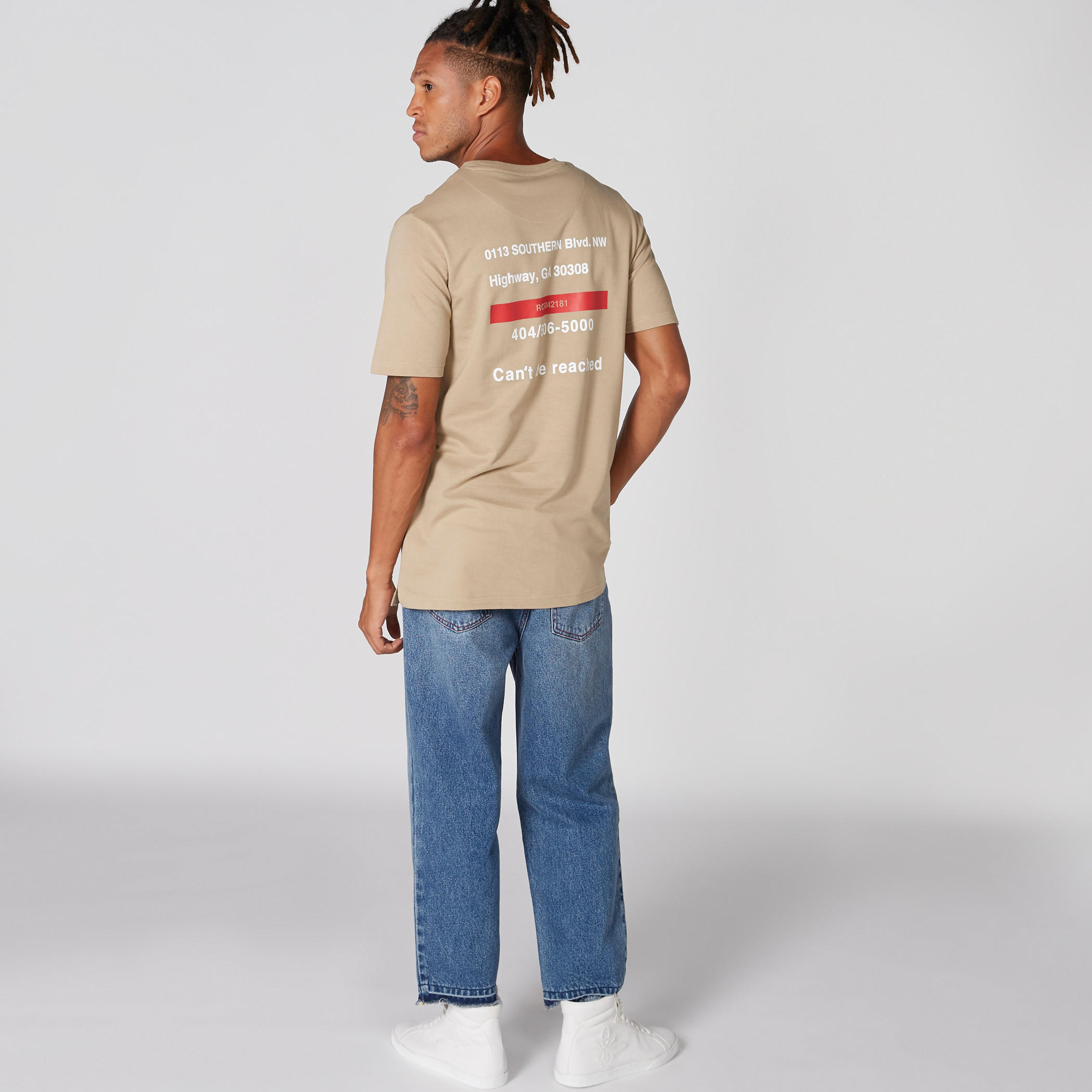 Printed T-Shirt with Crew Neck and Short Sleeves-men-clothing-tshirtsandpolos-tshirts-image-3