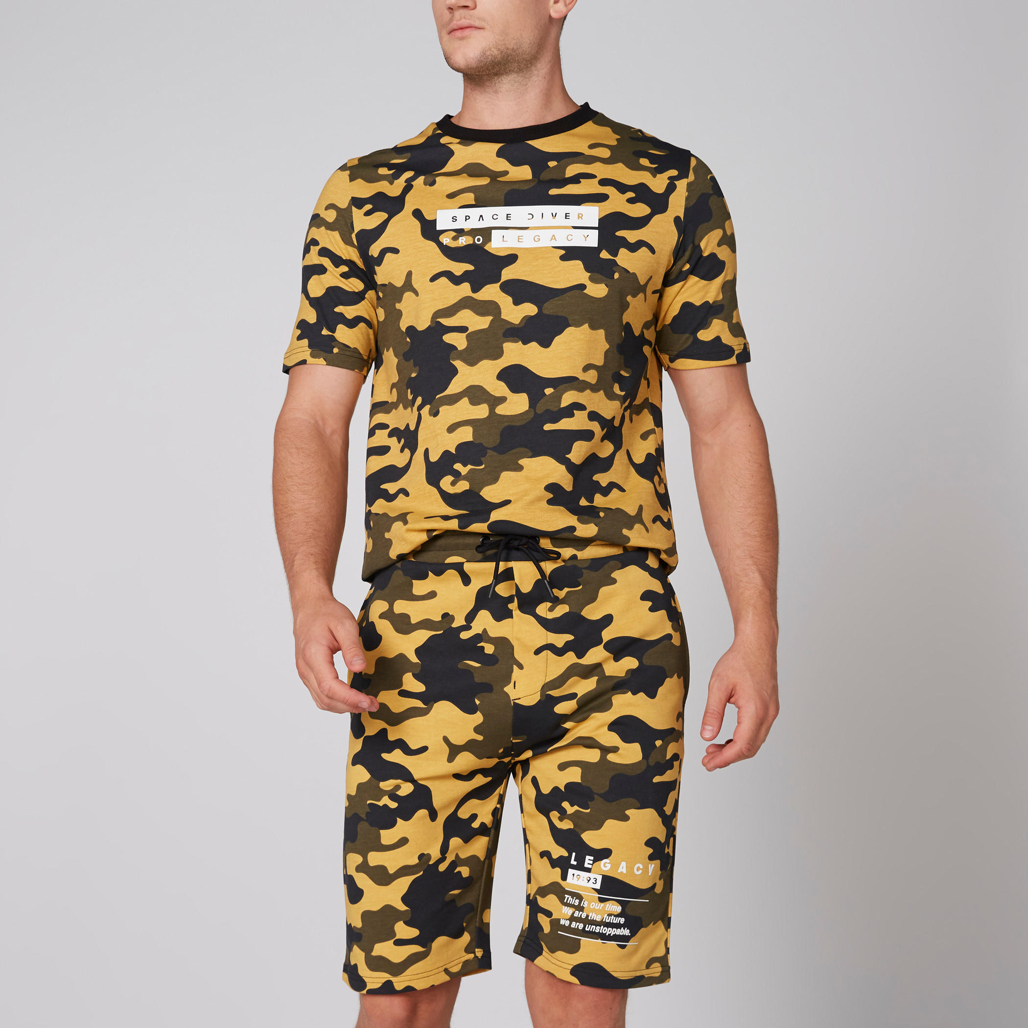 Printed Shorts with Elasticised Waistband and Drawstring-men-clothing-bottoms-shorts-image-3