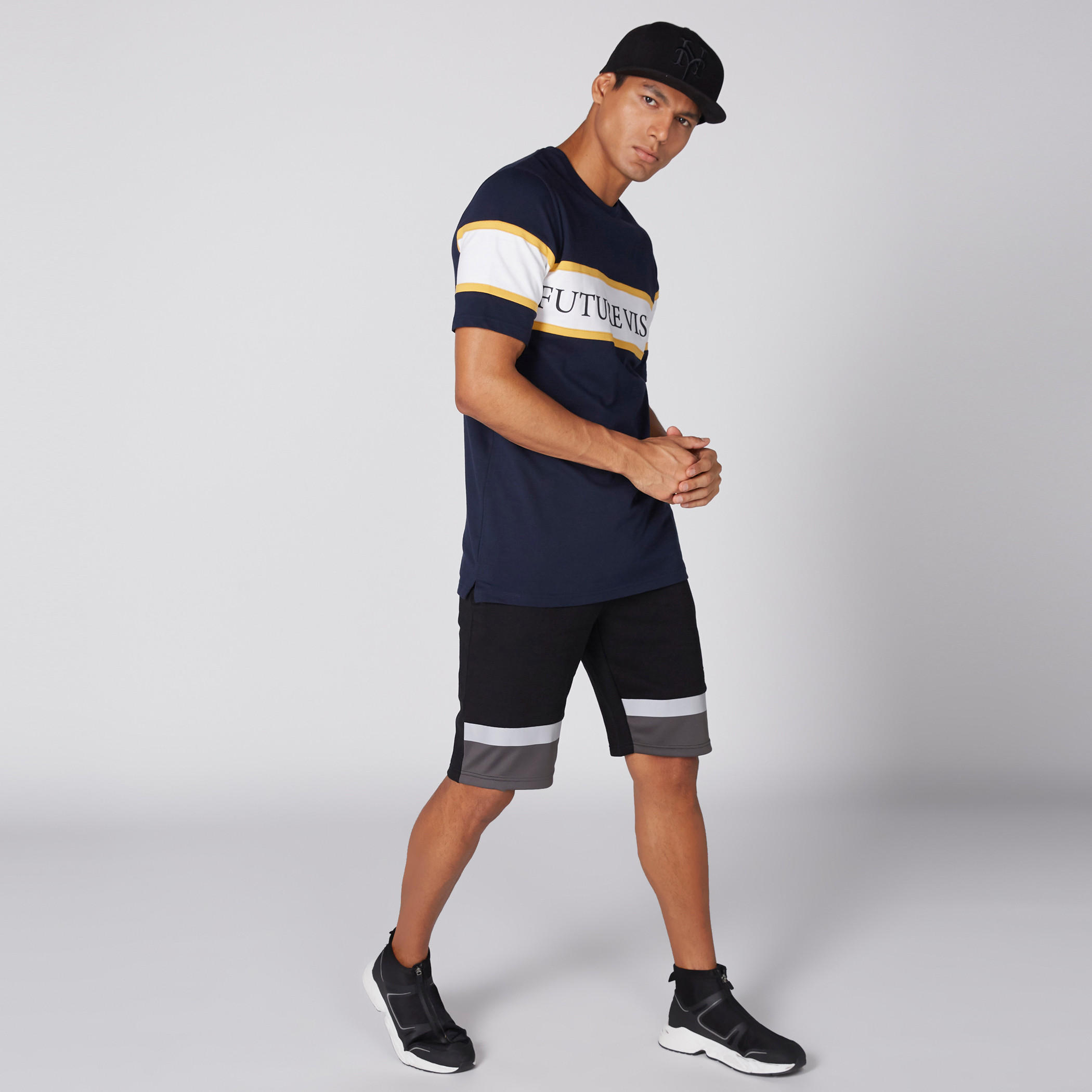 Printed T-Shirt with Round Neck and Short Sleeves-men-clothing-tshirtsandpolos-tshirts-image-3