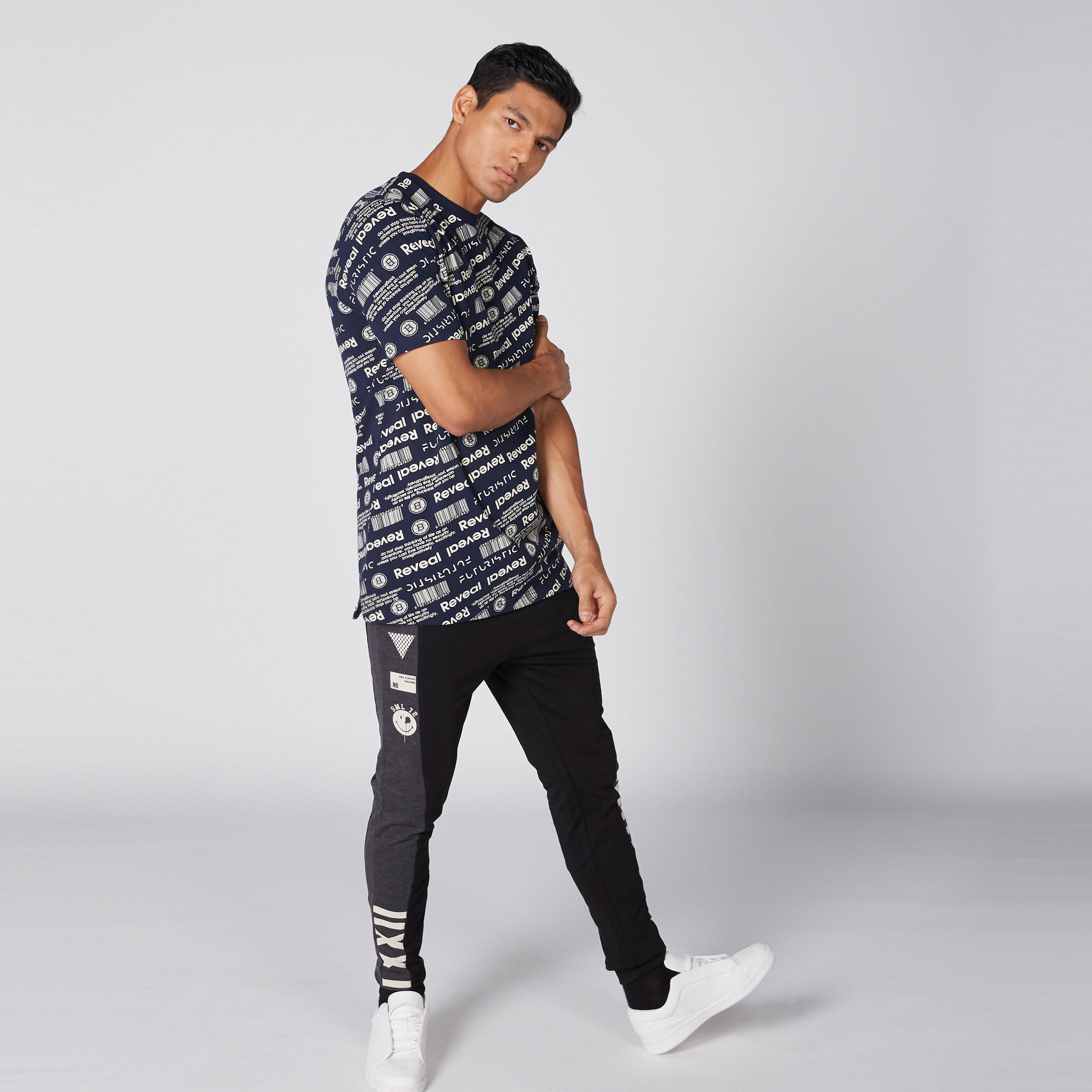 Printed T-Shirt with Crew Neck and Short Sleeves-men-clothing-tshirtsandpolos-tshirts-image-3