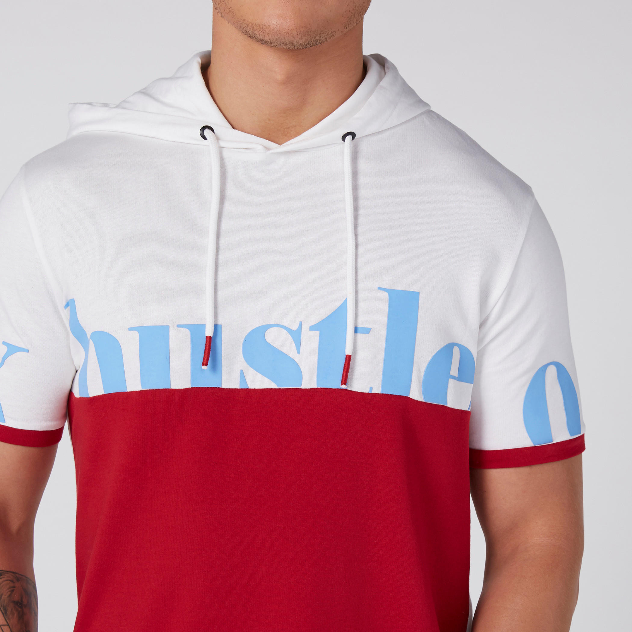 Printed T-Shirt with Short Sleeves and Hood-men-clothing-tshirtsandpolos-tshirts-image-2