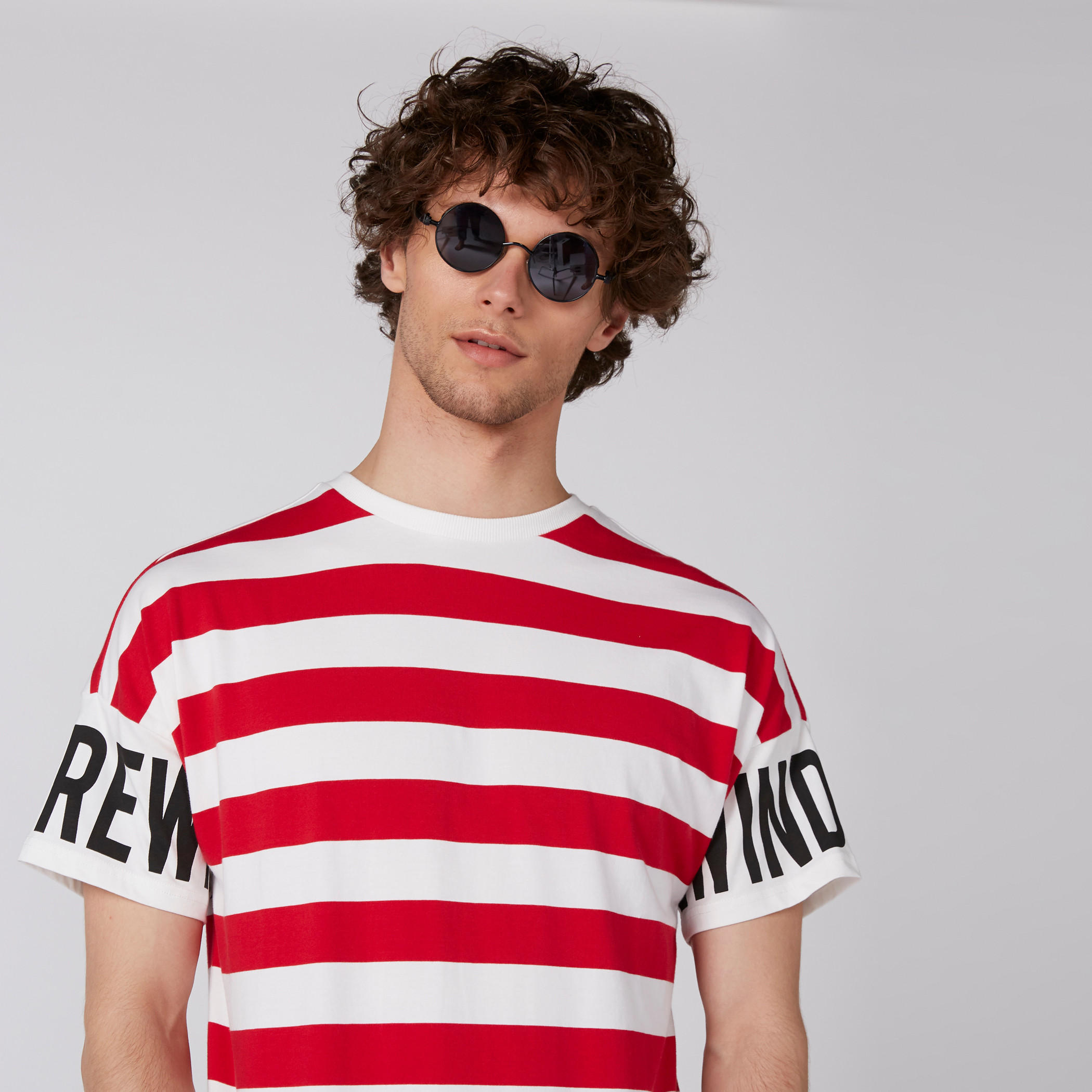 Striped T-Shirt with Crew Neck and Short Sleeves-men-clothing-tshirtsandpolos-tshirts-image-6