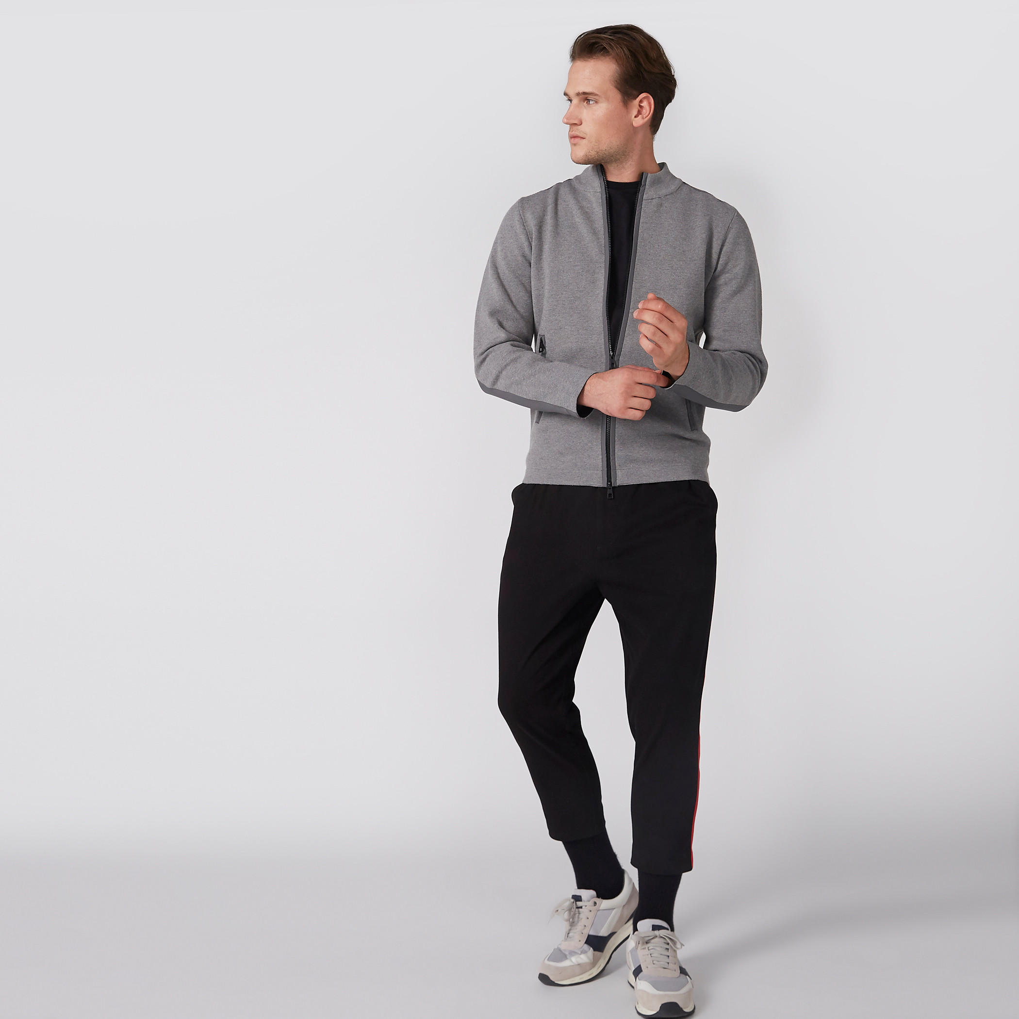 Pocket Detail Pants with Elasticised Waistband-men-clothing-bottoms-trousersandchinos-trousers-image-5
