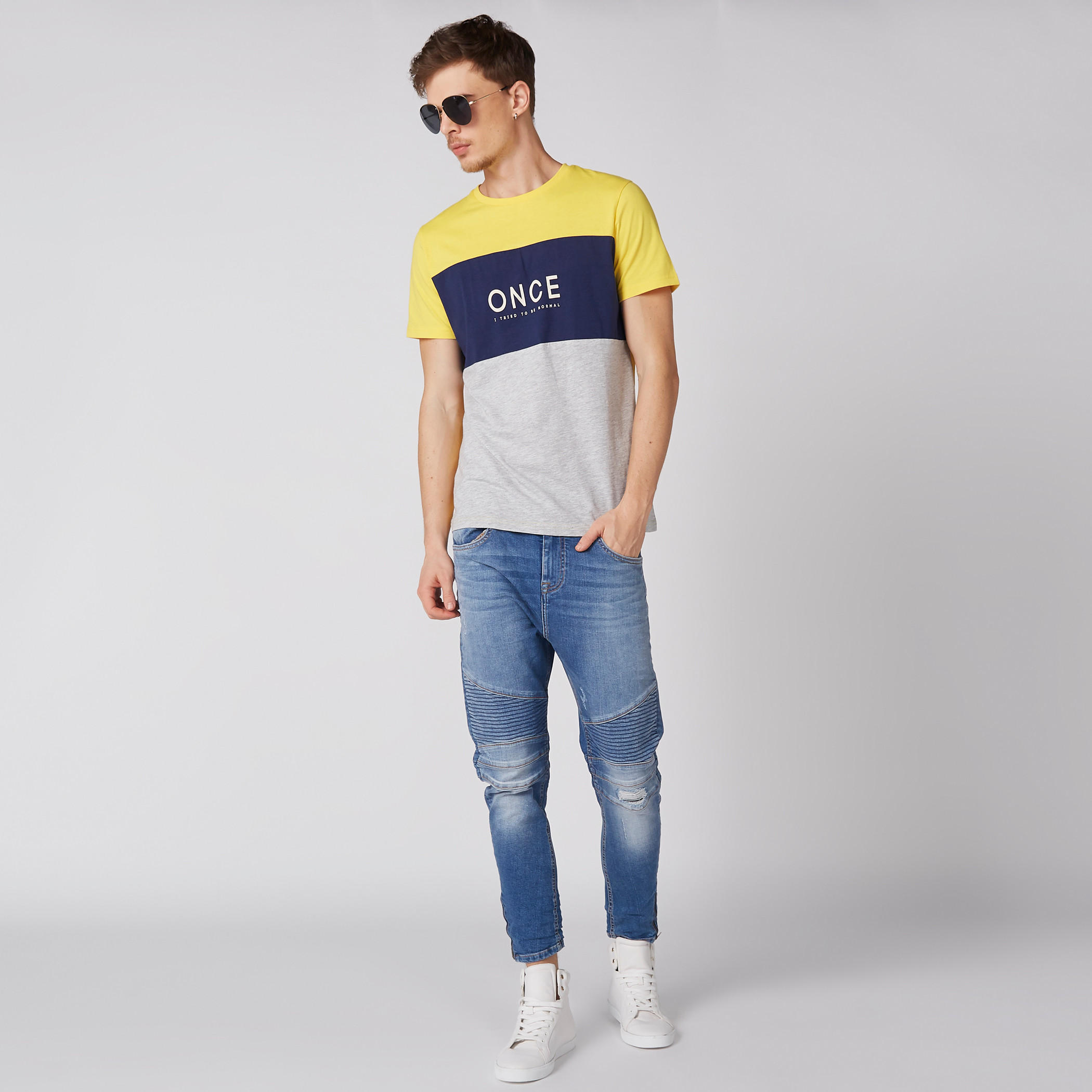بنطال جينز طويل بتصميم ممزق وزر إغلاق وجيوب-men-clothing-bottoms-jeans-image-1
